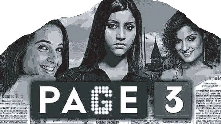 Page 3 (2005) film poster — produced by Shailendra Singh, directed by Madhur Bhandarkar, three National Awards, nominated for sixteen awards