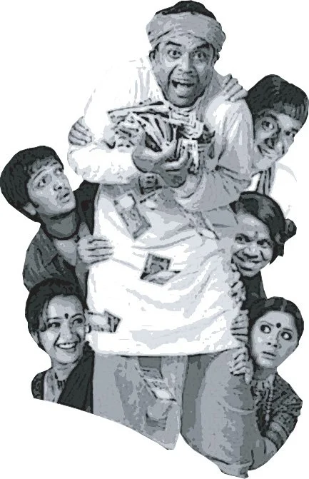 Malamaal Weekly (2006) film poster — produced by Shailendra Singh, directed by Priyadarshan, starring Paresh Rawal Om Puri Arbaaz Khan