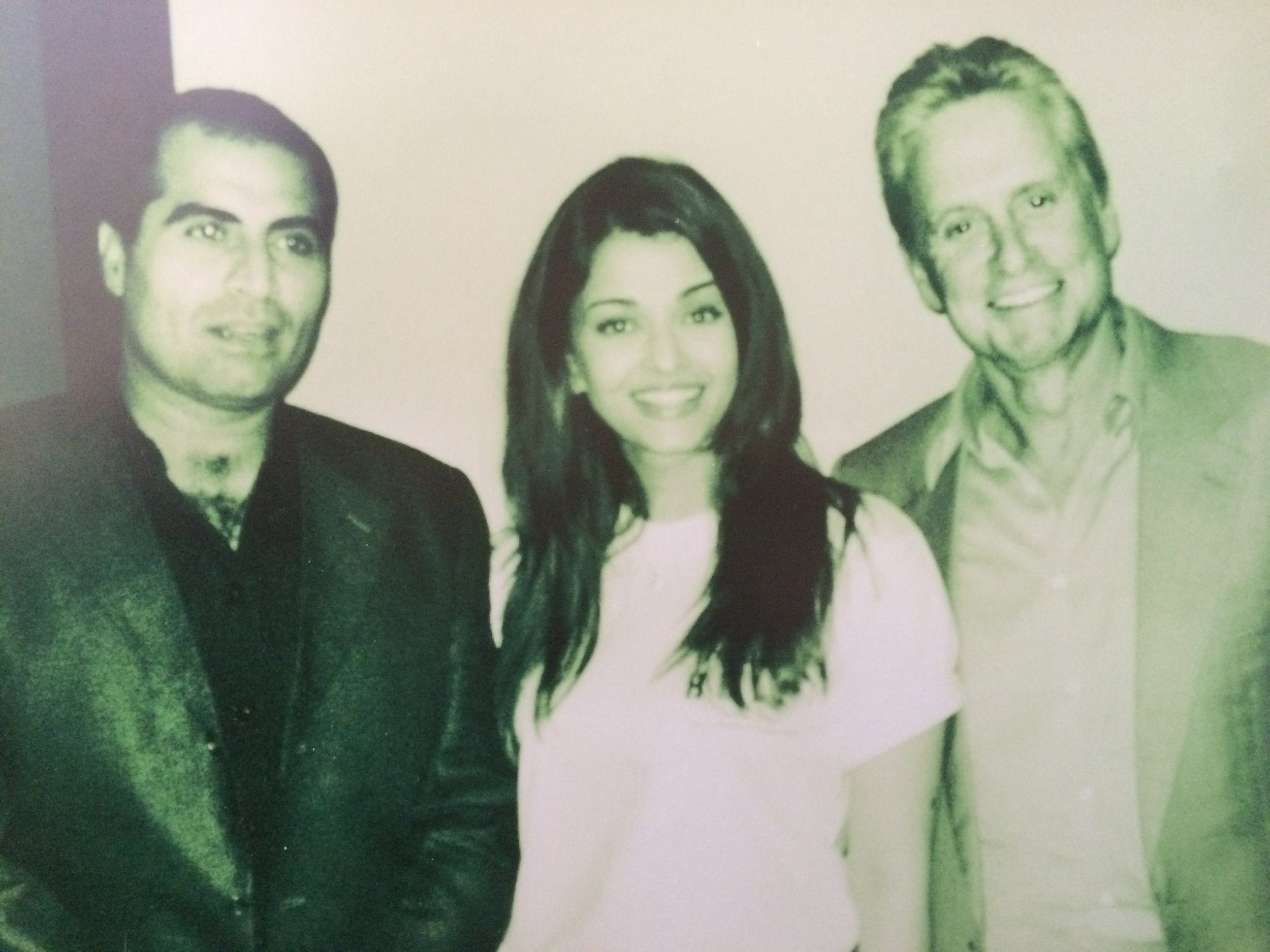 Shailendra Singh, Aishwarya Rai Bachchan and Michael Douglas at Cannes Film Festival 2023