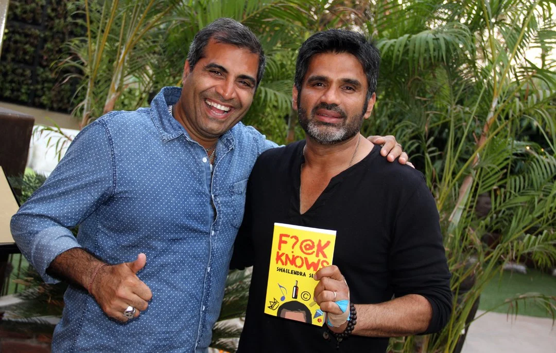 Suniel Shetty endorsing F?@k Knows by Shailendra Singh 2013