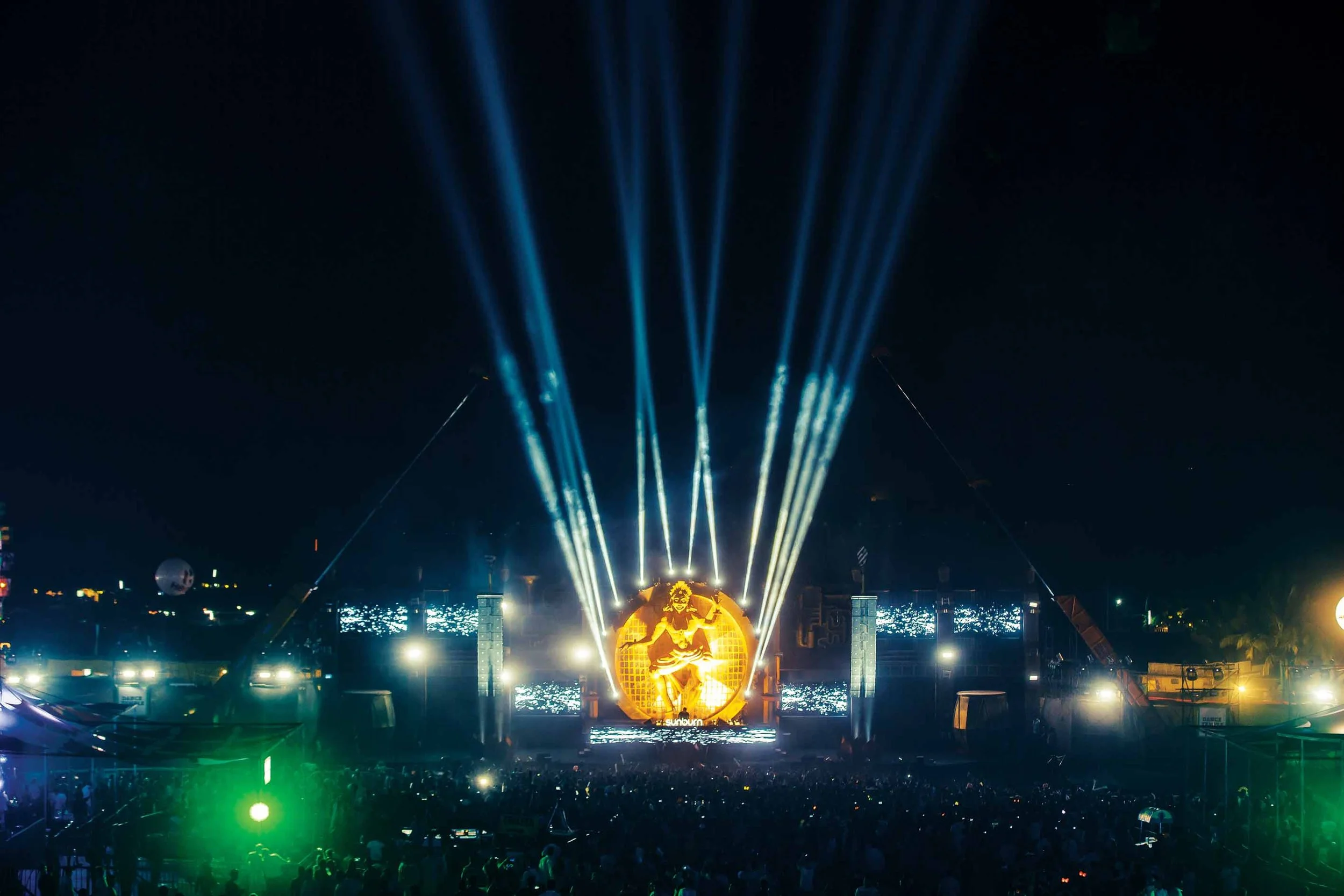 Dance Temple/ Nataraj Main stage at Sunburn Goa 2013