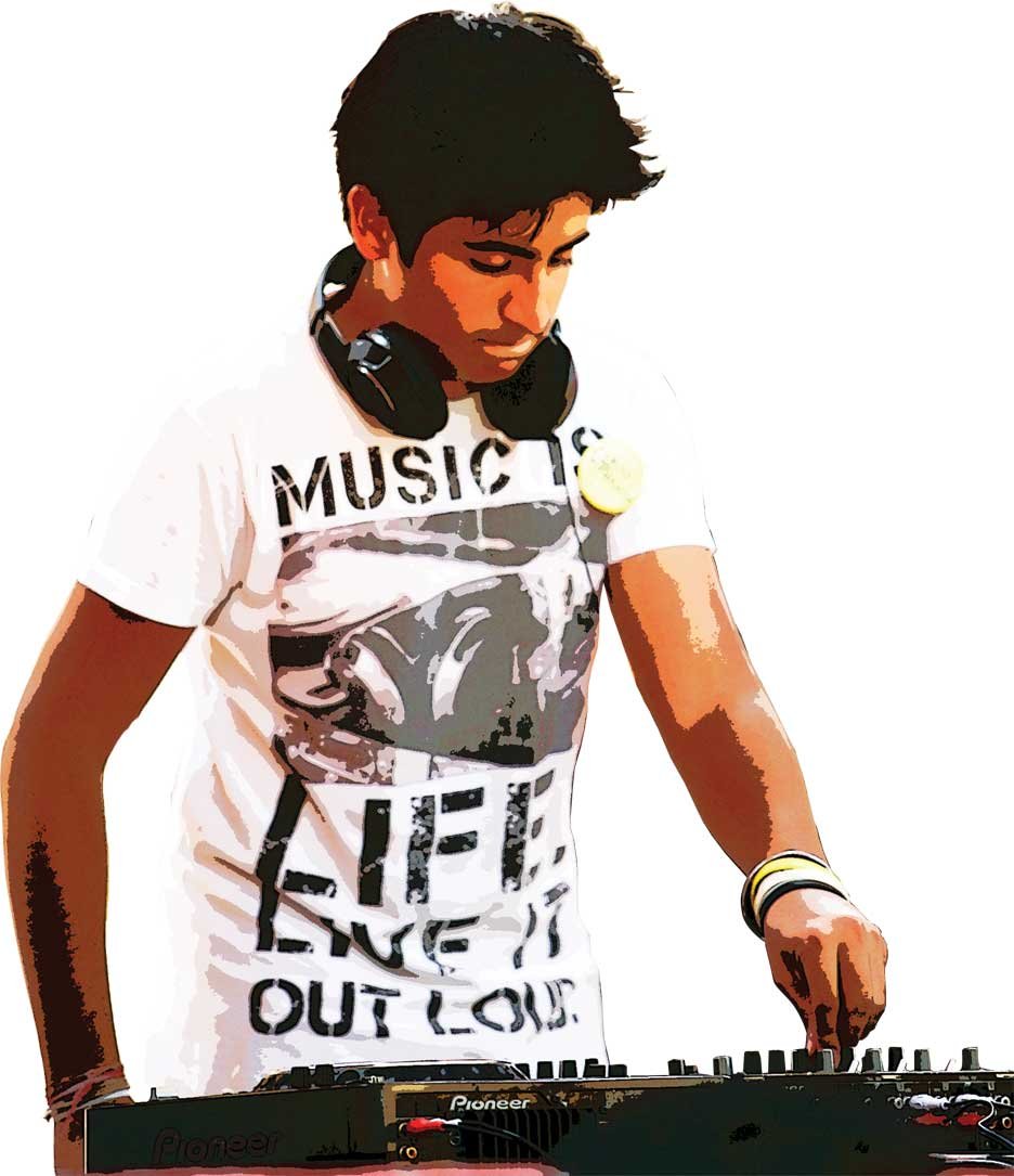 DJ Shaan debuts on the Butterfly Stage at Sunburn 2010