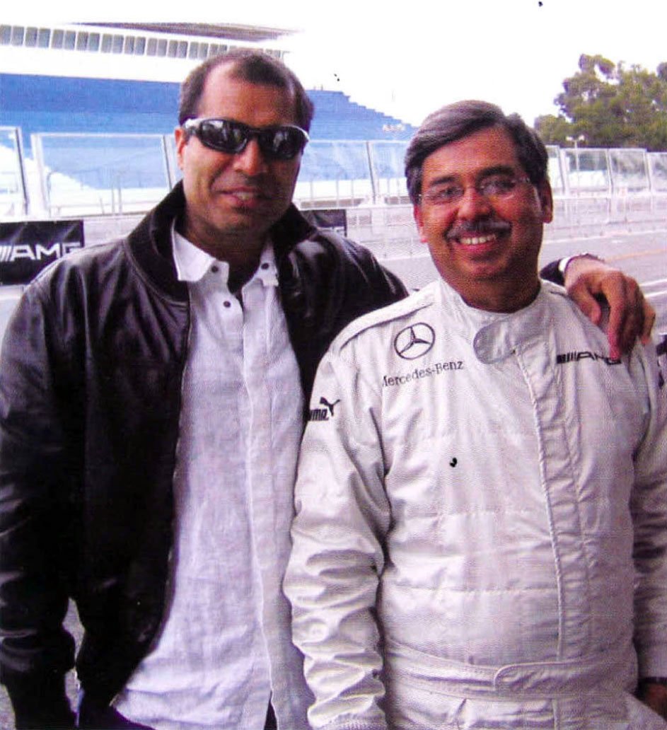 Shailendra Singh and Hero MotoCorp CEO Pawan Munjal at the Laureus World Sports Awards