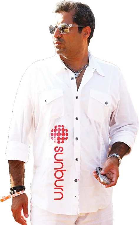 Shailendra Singh in custom Sunburn Shirt at Sunburn Goa 2012