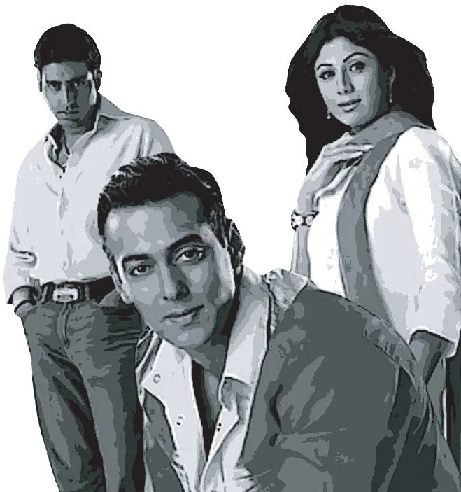 Phir Milenge (2004) film poster — India's first social cause cinema, produced by Shailendra Singh, starring Salman Khan Shilpa Shetty Abhishek Bachchan, music by Shankar-Ehsaan-Loy