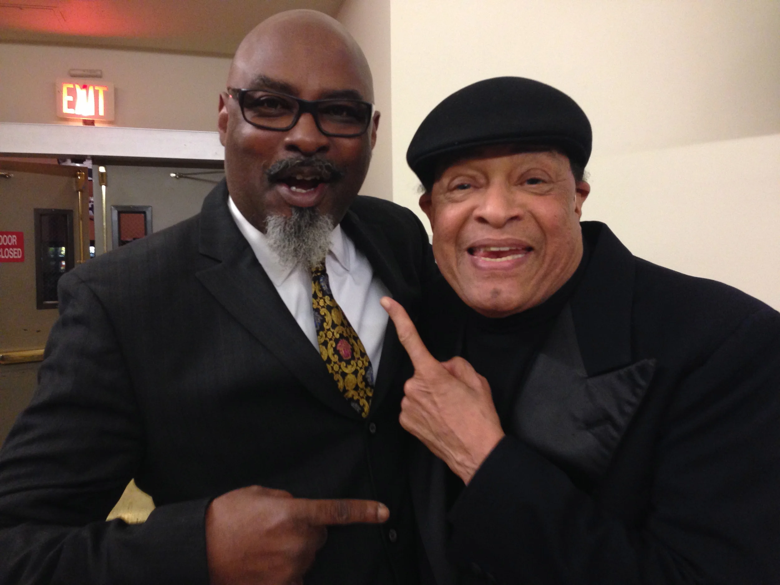 Gerald Cannon with the great Al Jarreau