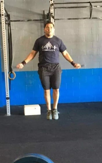 Just crushing some double unders.&nbsp;