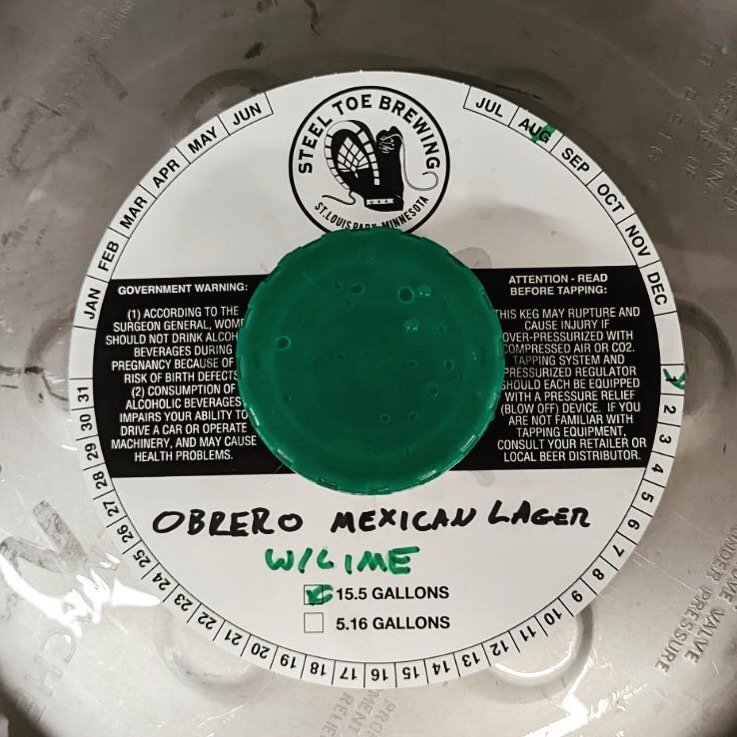 🍺🥾 Obrero w/Lime Mexican-Style Lager releases today in the taproom! 🇲🇽🍺

The summer of Steel Toe surprises continues with this special Obrero infusion! Now you don&rsquo;t even need to ask if we have any limes behind the bar because our brewers 
