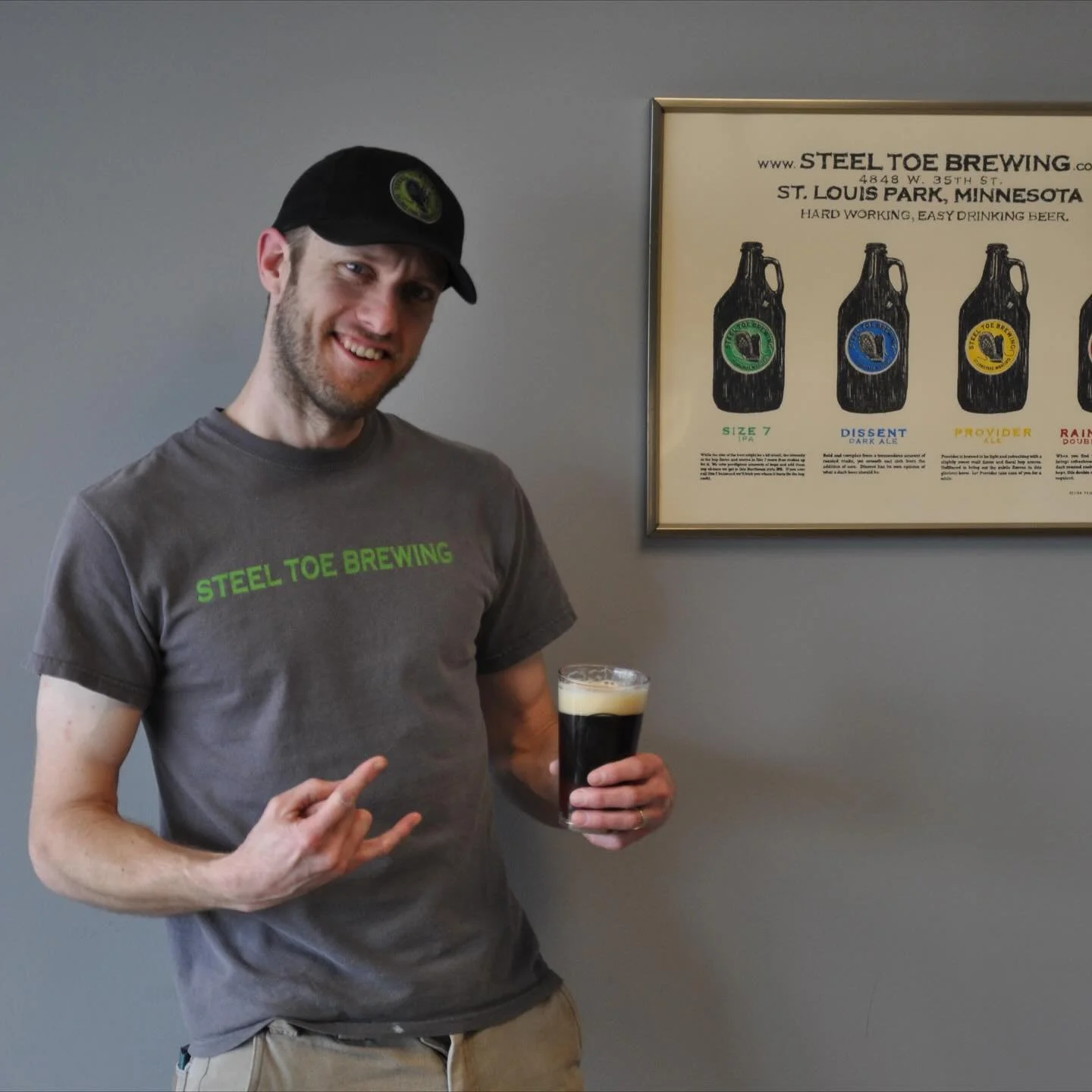 🍻🥾🎉 Next week Steel Toe Brewing turns 14 years old! 🎉🍻🥾

Lets take a little #tbt through the early days! From initial designs to putting down drainage for our original brewhouse. 🚜 Lining up for growlers before our taproom had even opened yet!