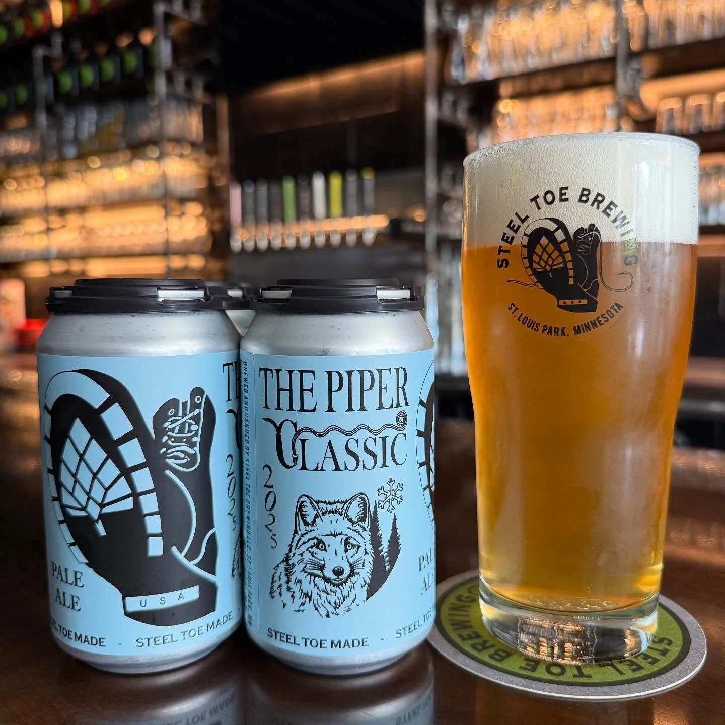 🍻🥾 Piper Pale Ale is back! Just in time to join our 14th Anniversary festivities! 🐺🍻

Piper Pale Ale was brewed in collaboration with the 18th Annual Piper Classic Disc Golf tournament at Blue Ribbon Pines where all money raised is donated to an 