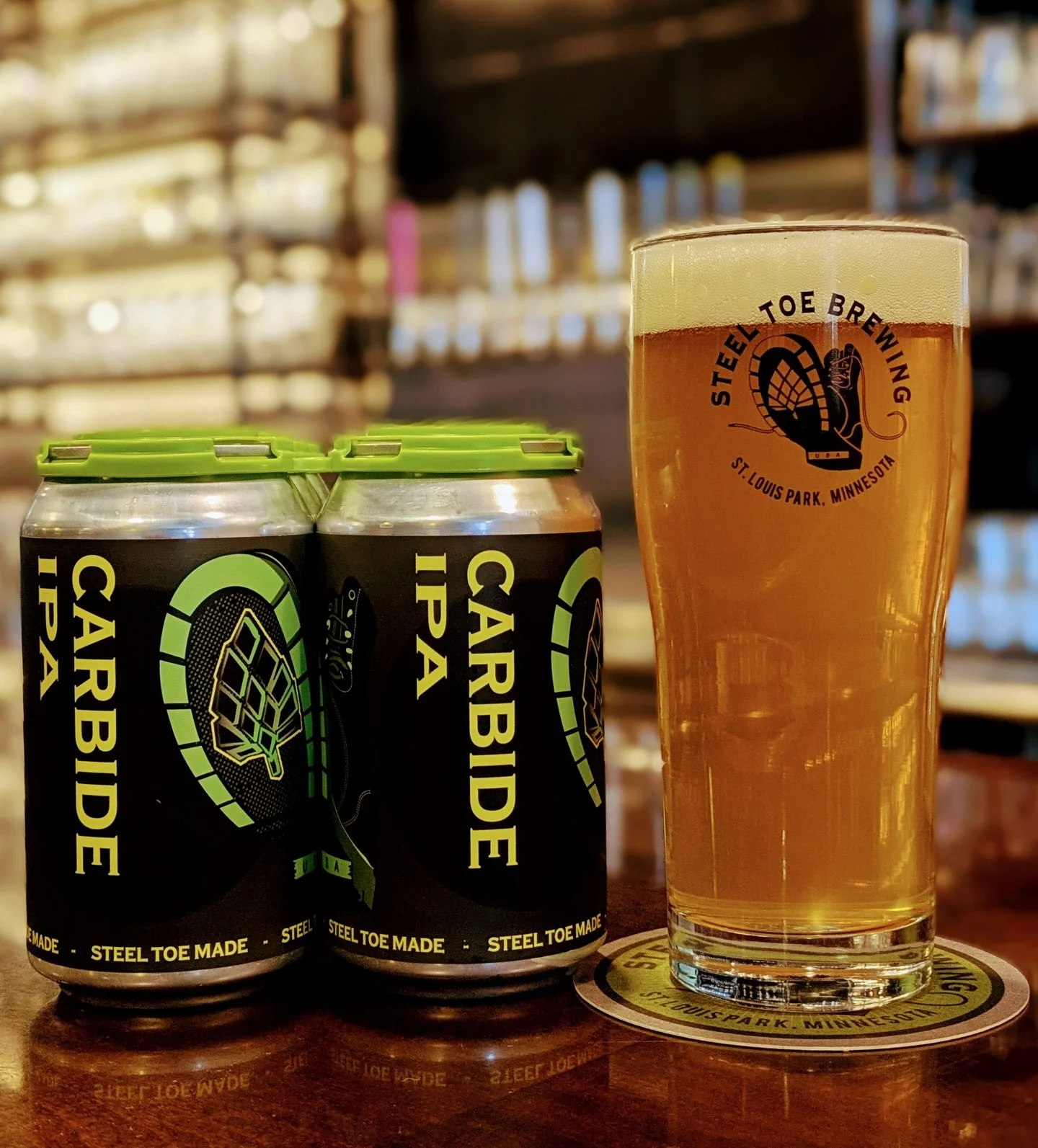 🥾🍻Welcome Back Carbide IPA 🍻🥾

A beer brewed to highlight the juicy, fruity &amp; tropical aspects of hops. 7% ABV

On tap and in cans in the STB Taproom today! 🤯🍻
