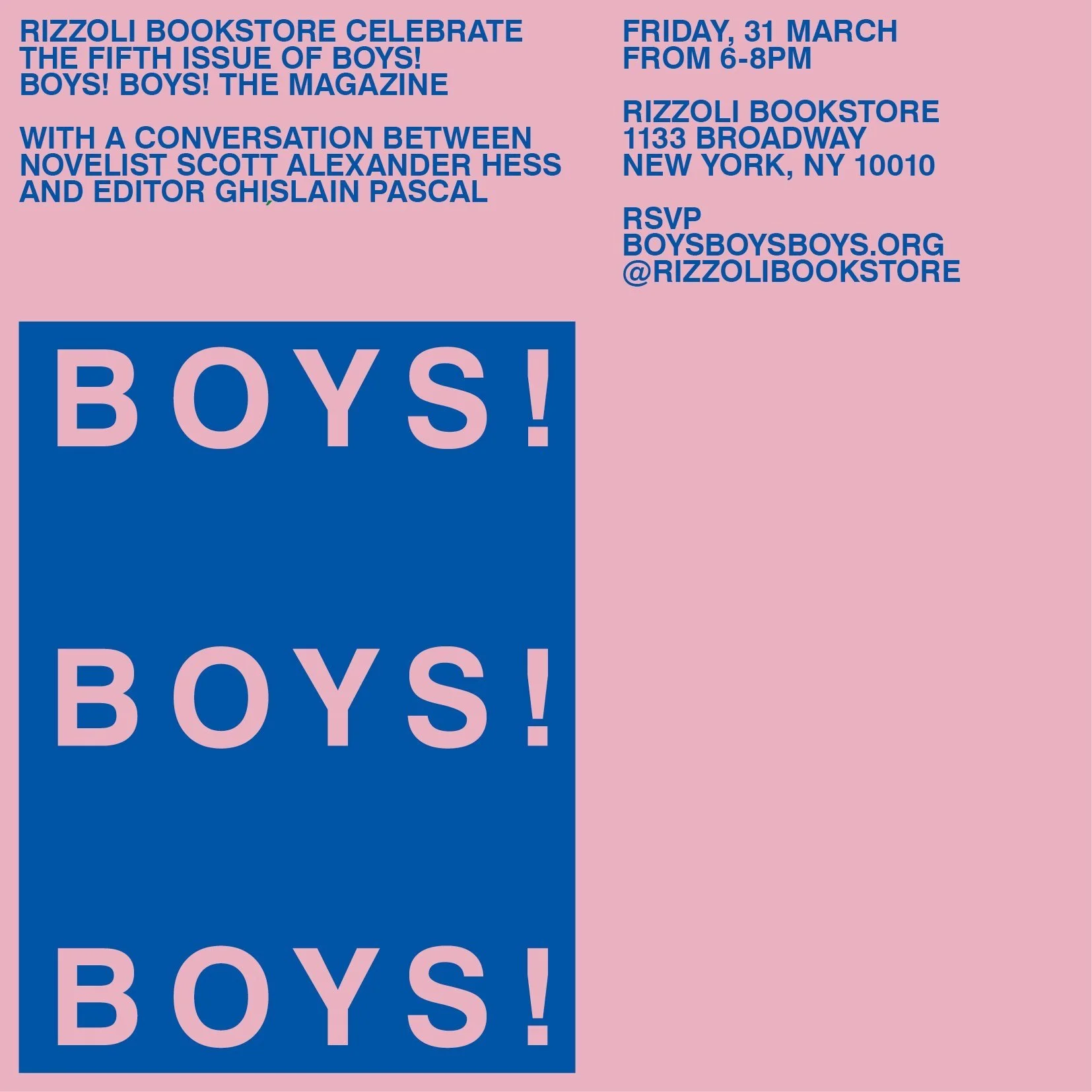 Rizzoli  Bookstore NYC Scott In Conversation 