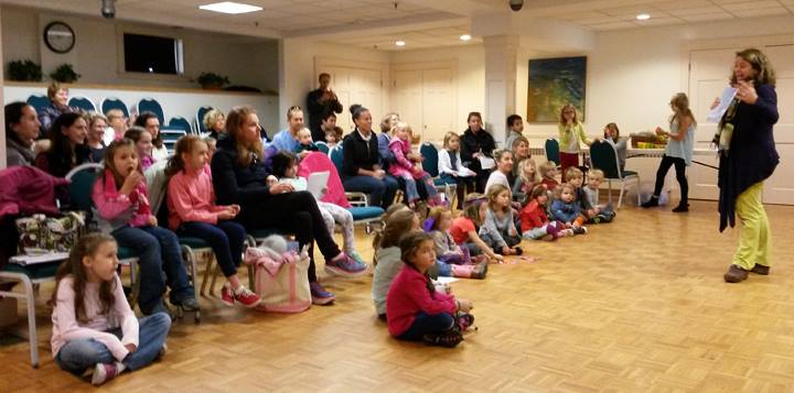Liza reading the book at our launch in Rockport, Maine.