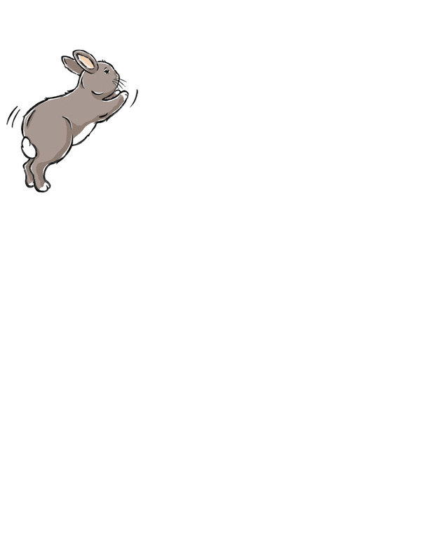 Bunny Hopping Animated Gif