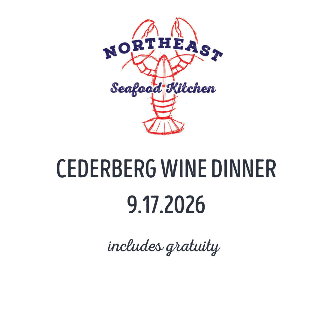 CEDERBERG WINE DINNER AT NORTHEAST SEAFOOD KITCHEN