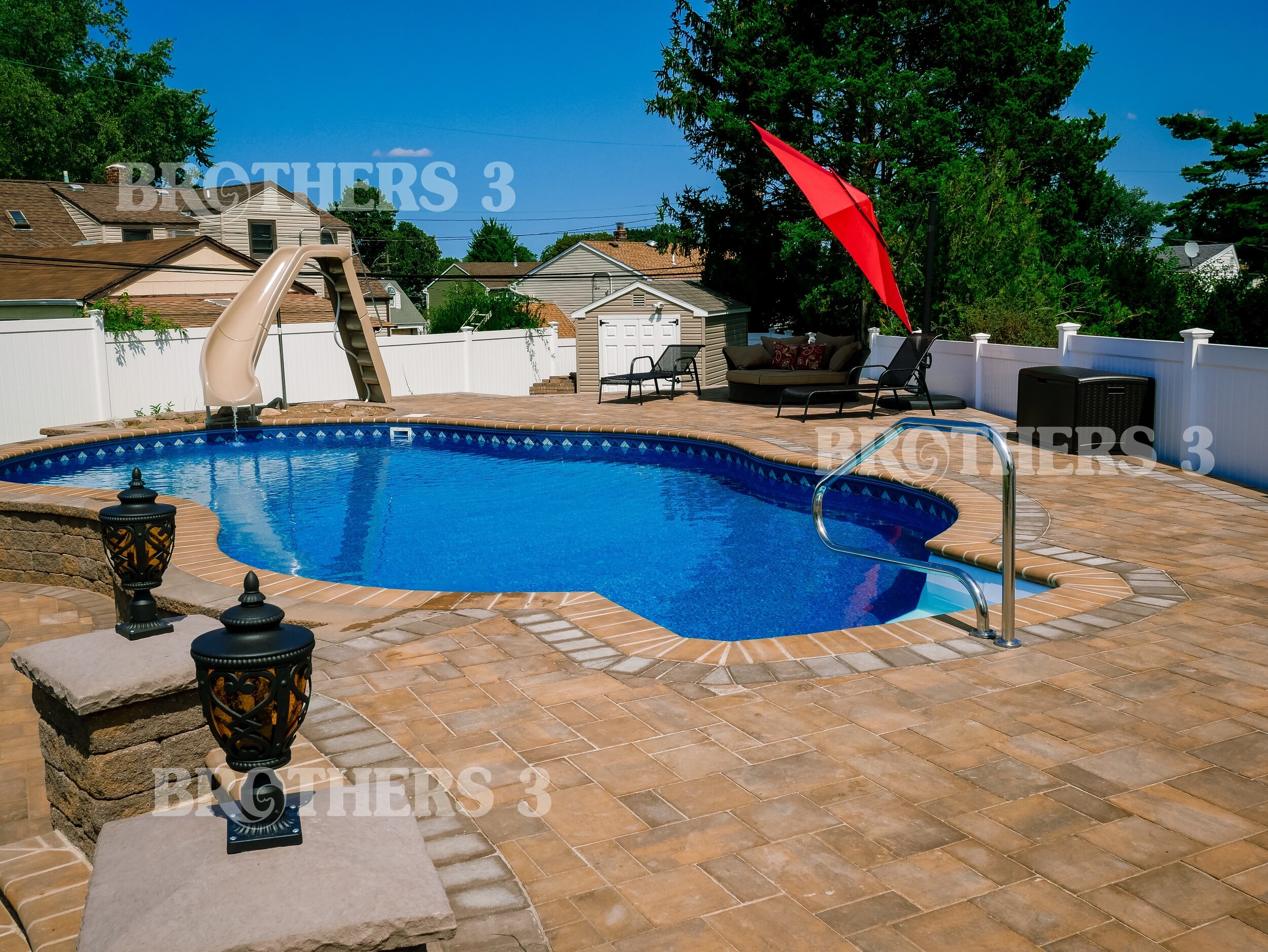 Radiant Pools Brothers 3, Long Island Inground Pool Cost