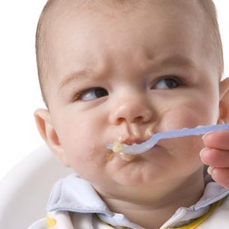 Recommendations for introducing solid foods to infants frequently change. Many accepted practices, such as offering rice cereal as a first food or a delayed introduction of foods that are common allergens, are based on tradition rather than evidence.