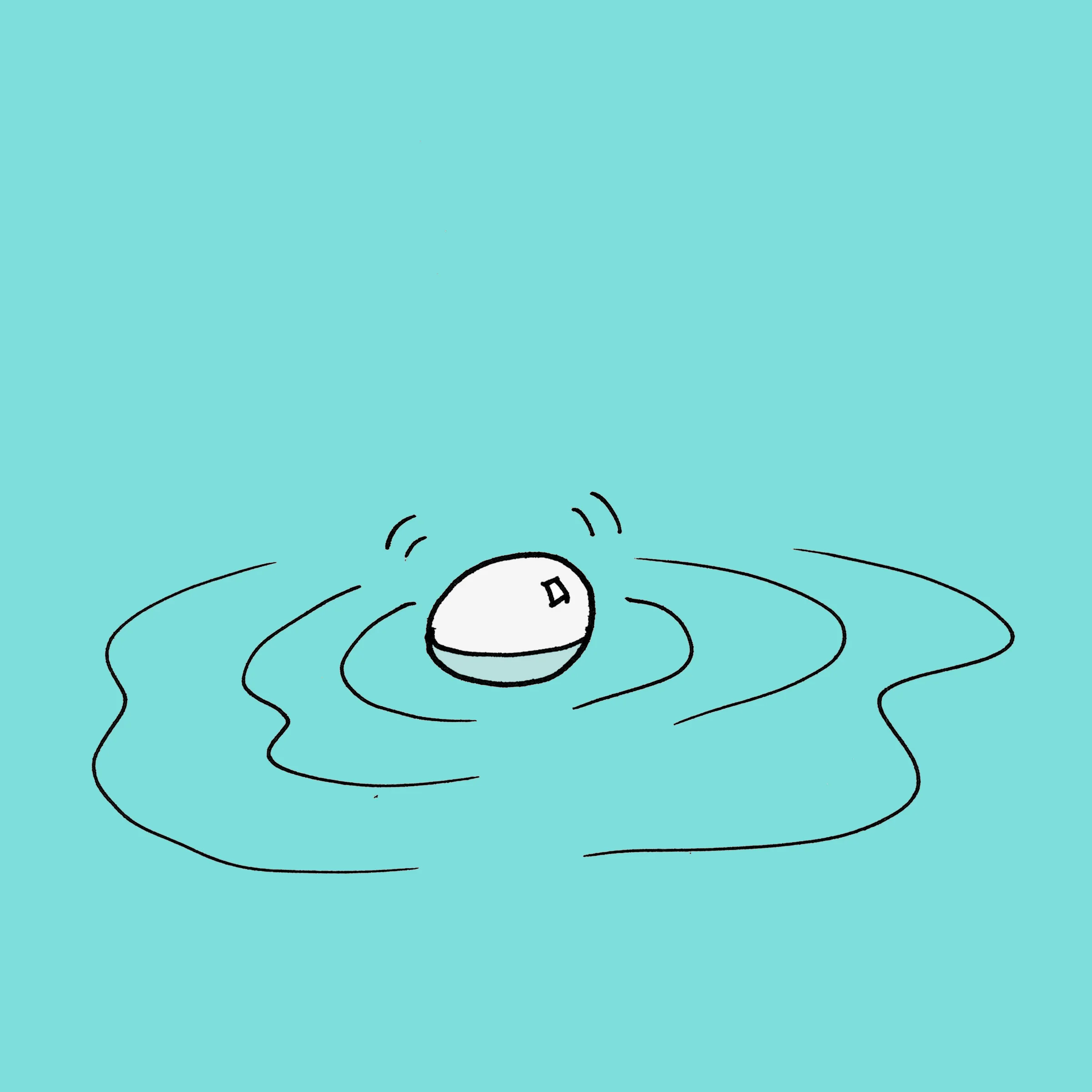 A FLOATING DUCK EGG WILL LET YOU KNOW IF THE WATER HAS SALT IN IT