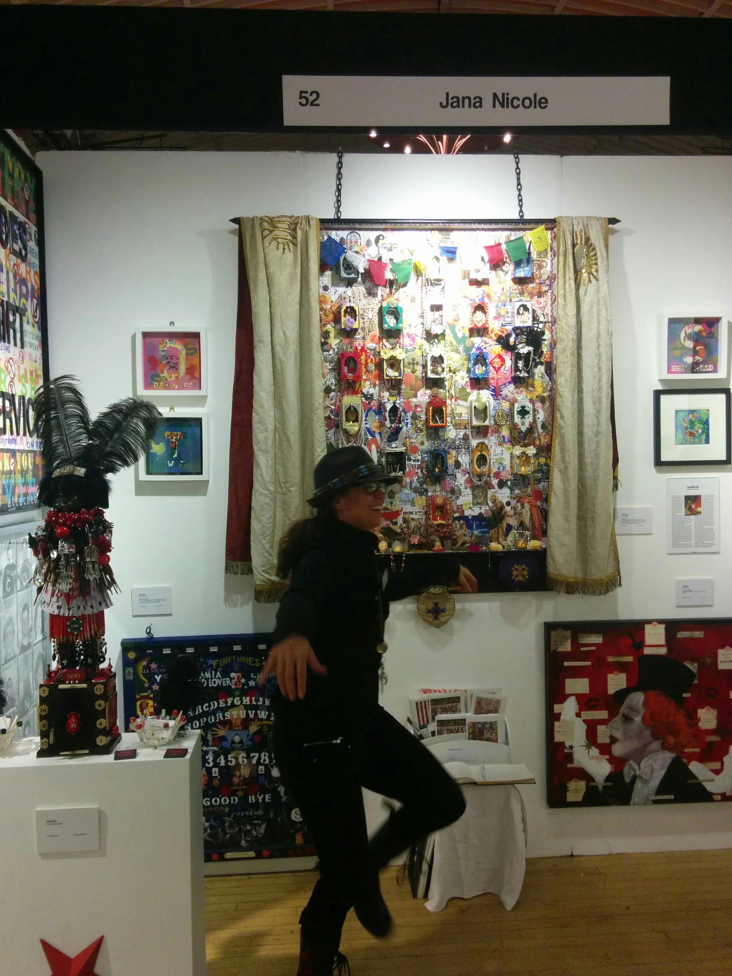 Jana Nicole at the Brighton Art Fair