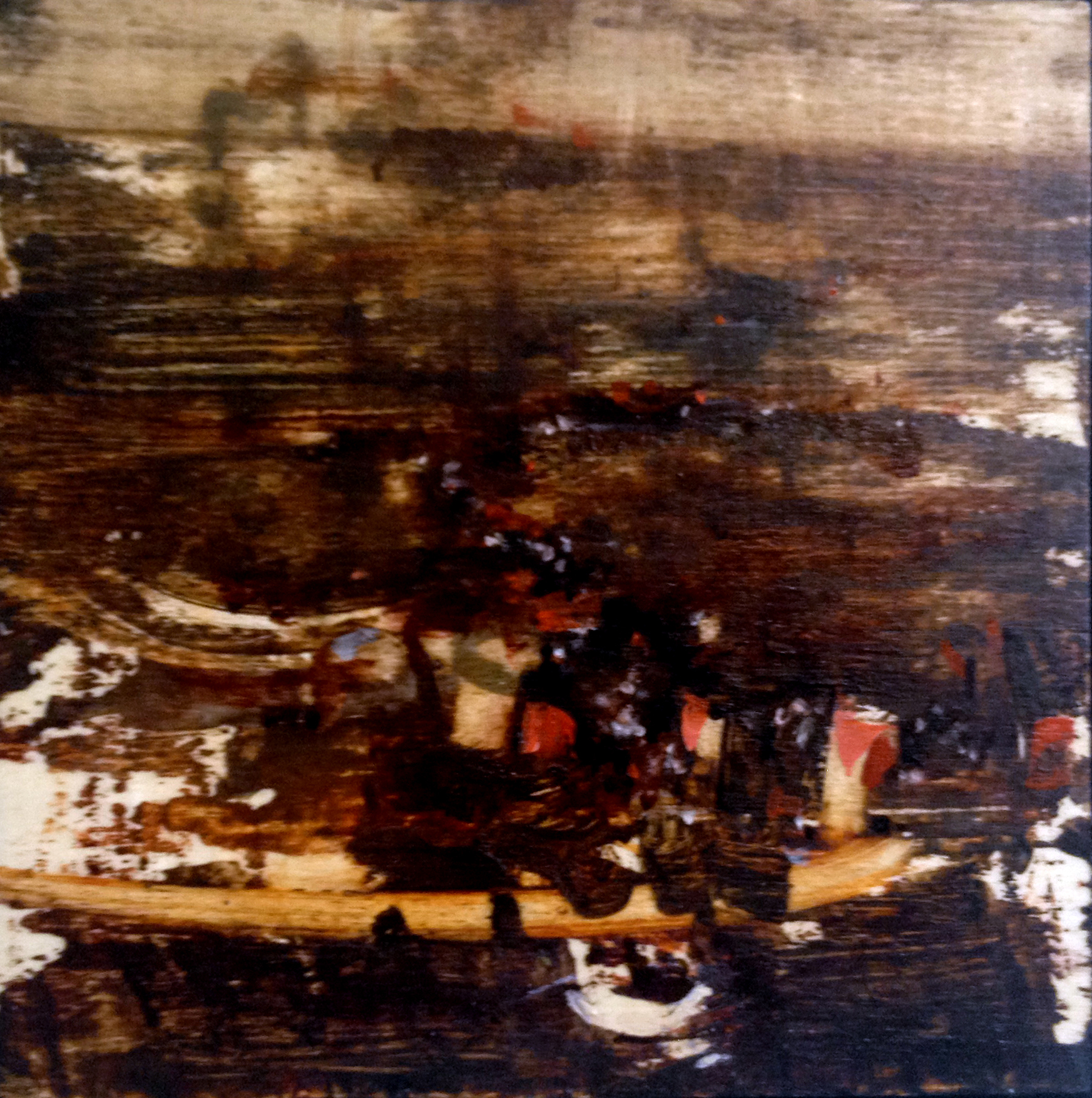 Tiny Protest Painting (II), Oil on Canvas. 2015.
