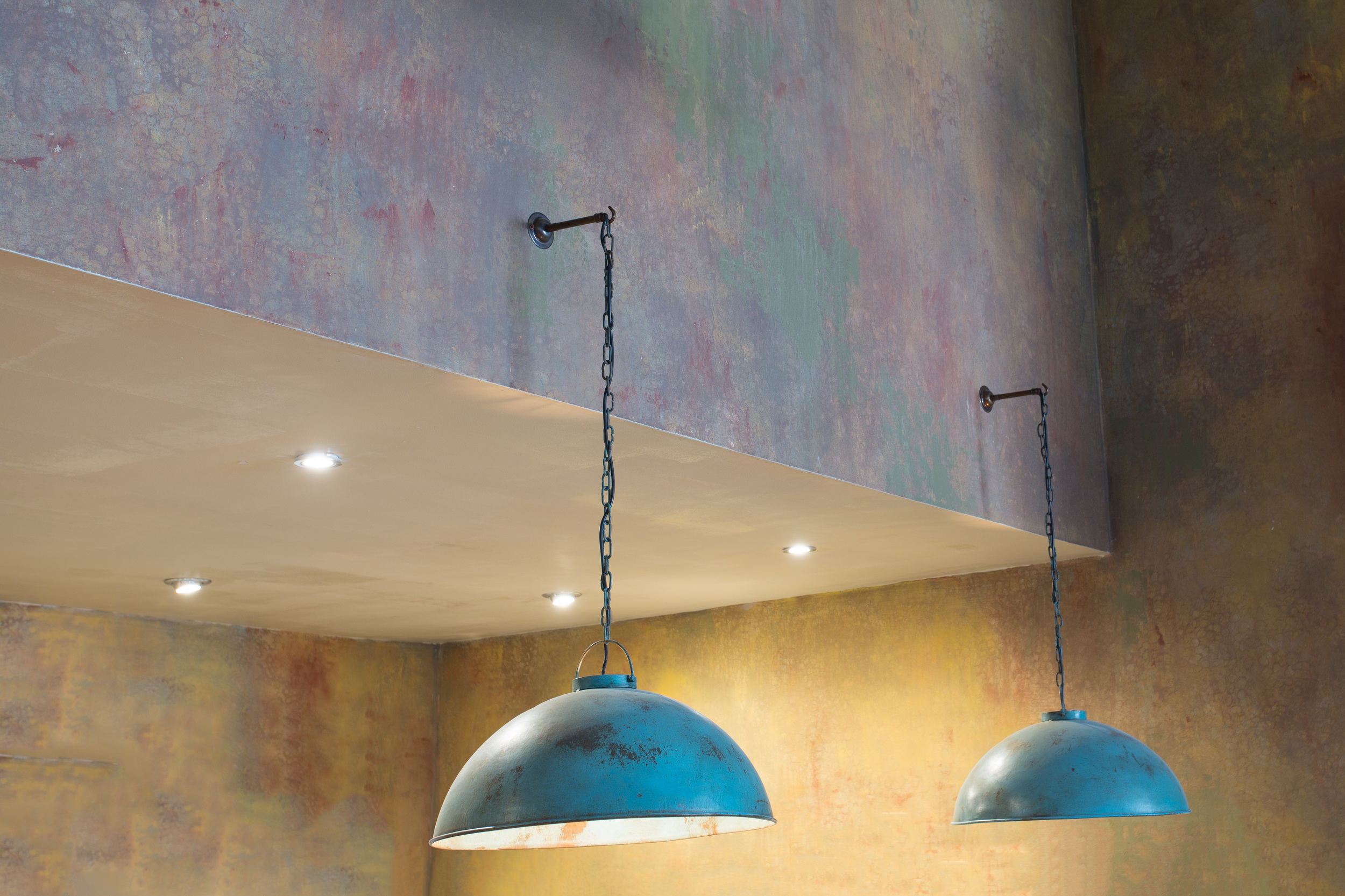 Detailed interior of the Salt and Good Restaurant, Stevenage.