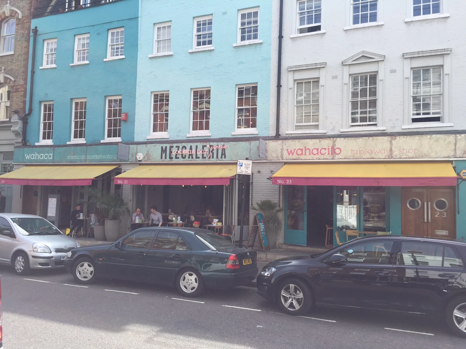Wahaca, Charlotte Street in London.