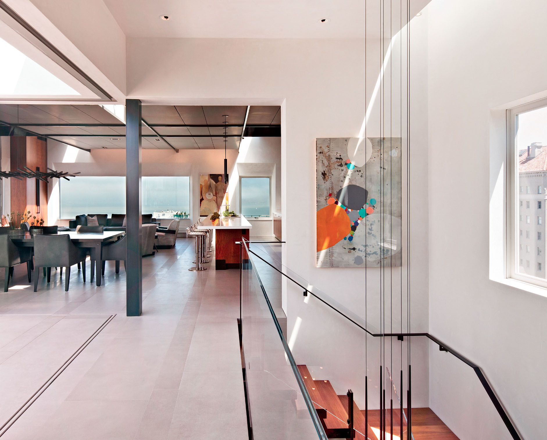 Stairway - Pacific Heights Remodel, San Francisco, Modern Design 