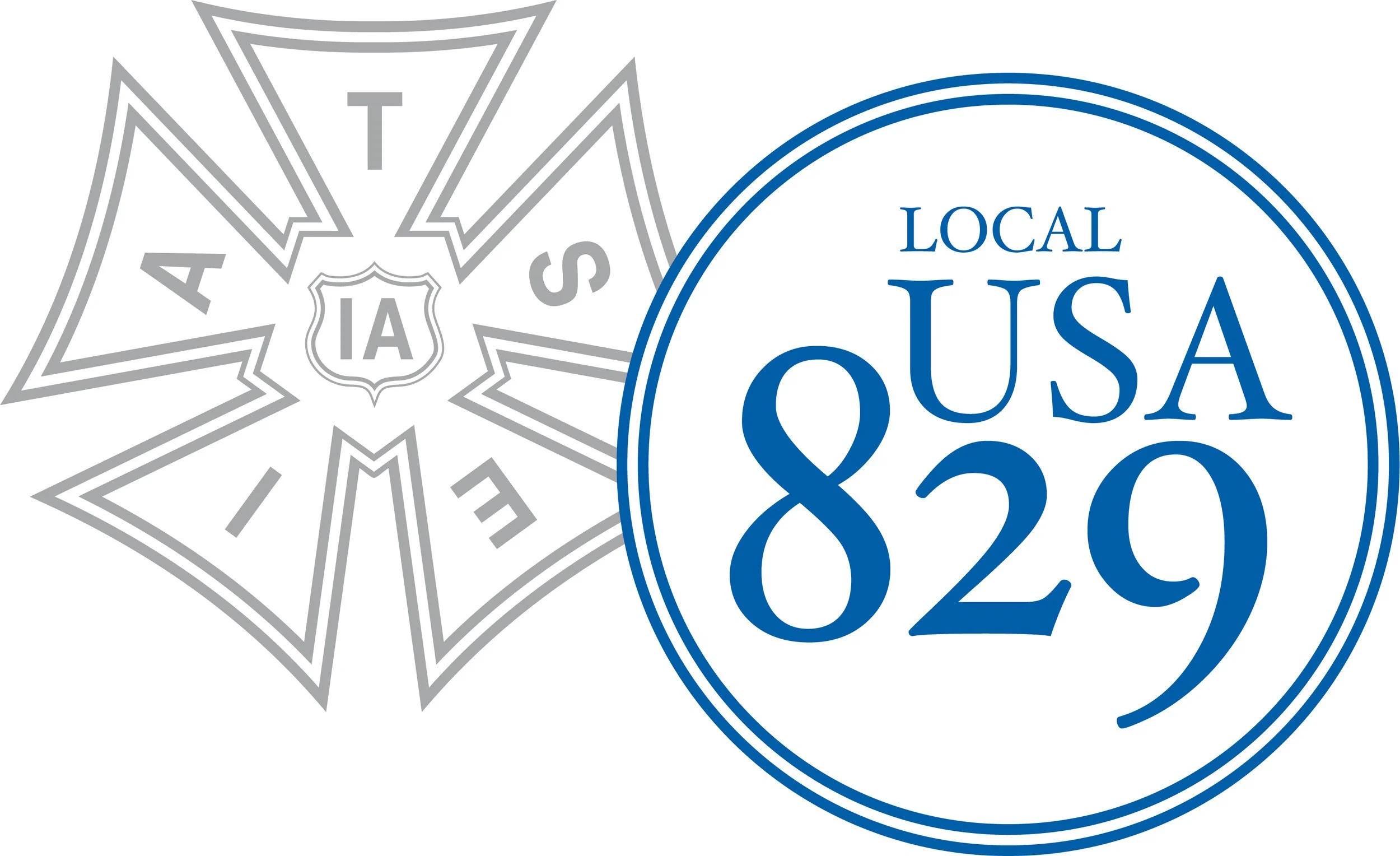 United Scenic Artists Union Local 829 Logo.