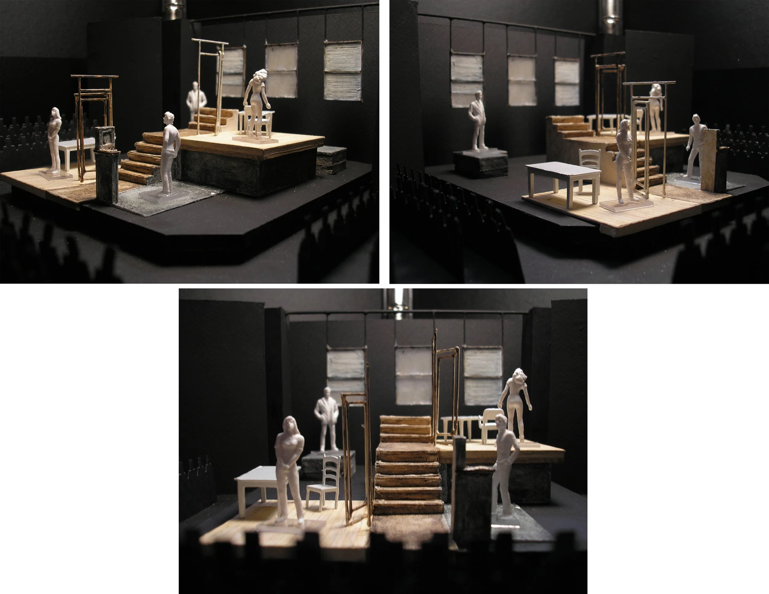 Design Process - 1/4" Scale Sketch Model Variations