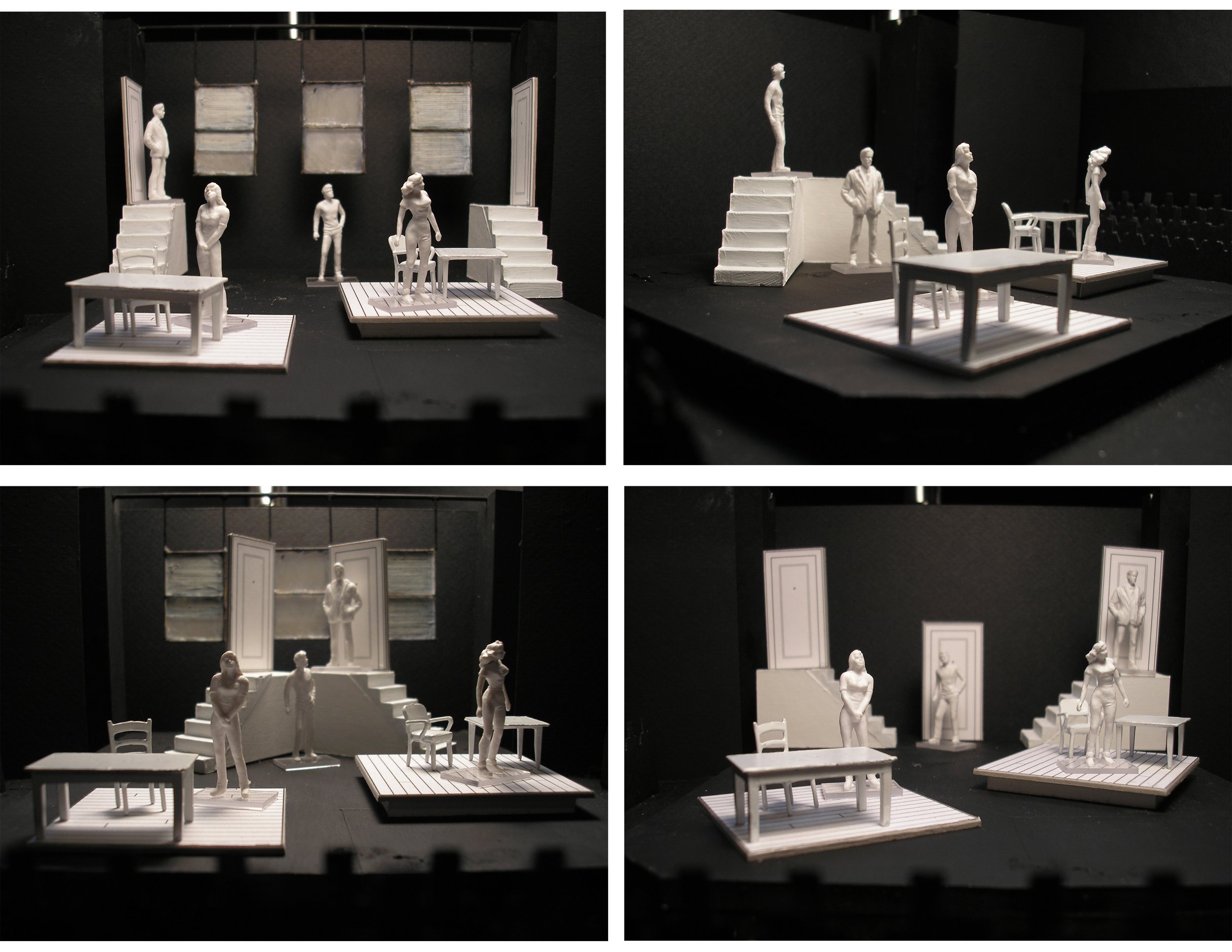 Design Process - 1/4" Scale Sketch Model Variations