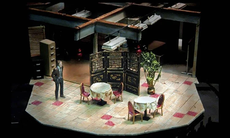 1/4" Scale Final Model - Glengarry Glen Ross, Milwaukee Repertory Theatre, Design by Todd Rosenthal