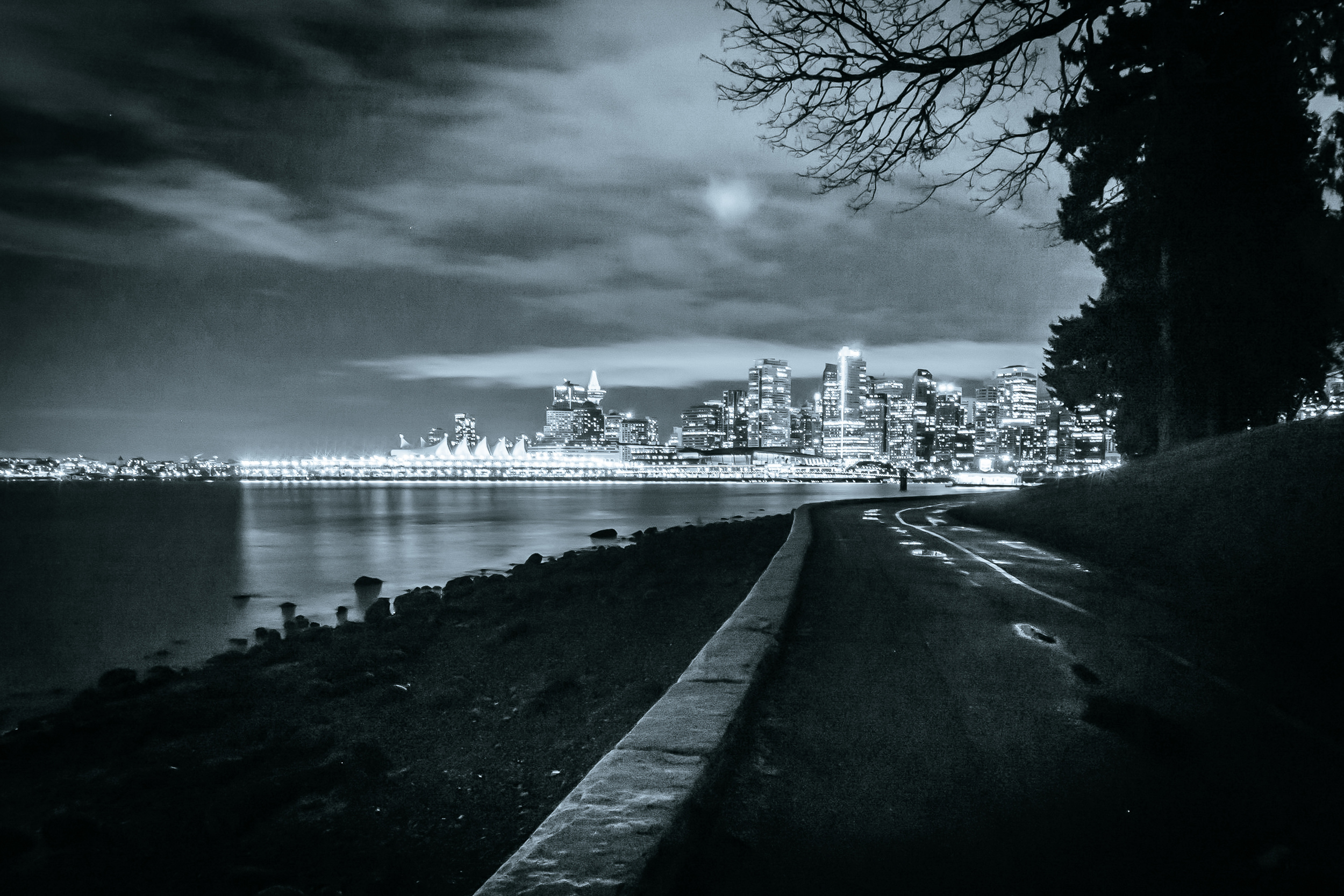 The night grew old with time.