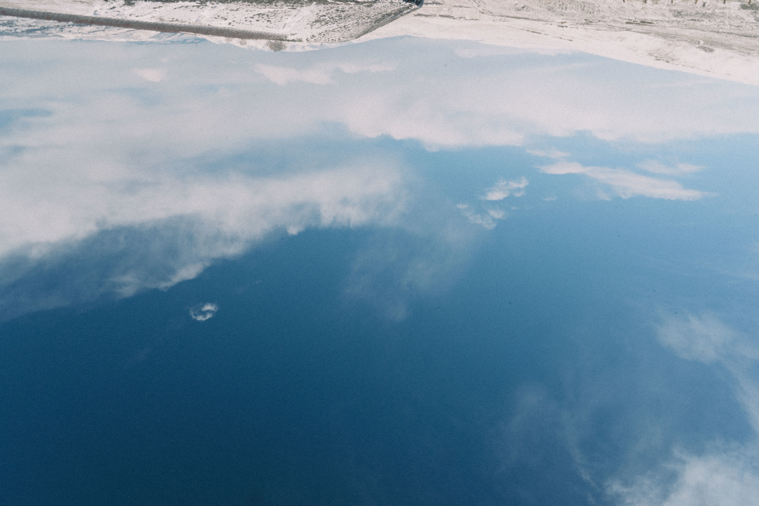 Imagine if we lived in the skies and the earth was an impenetrable boundary for humanity.