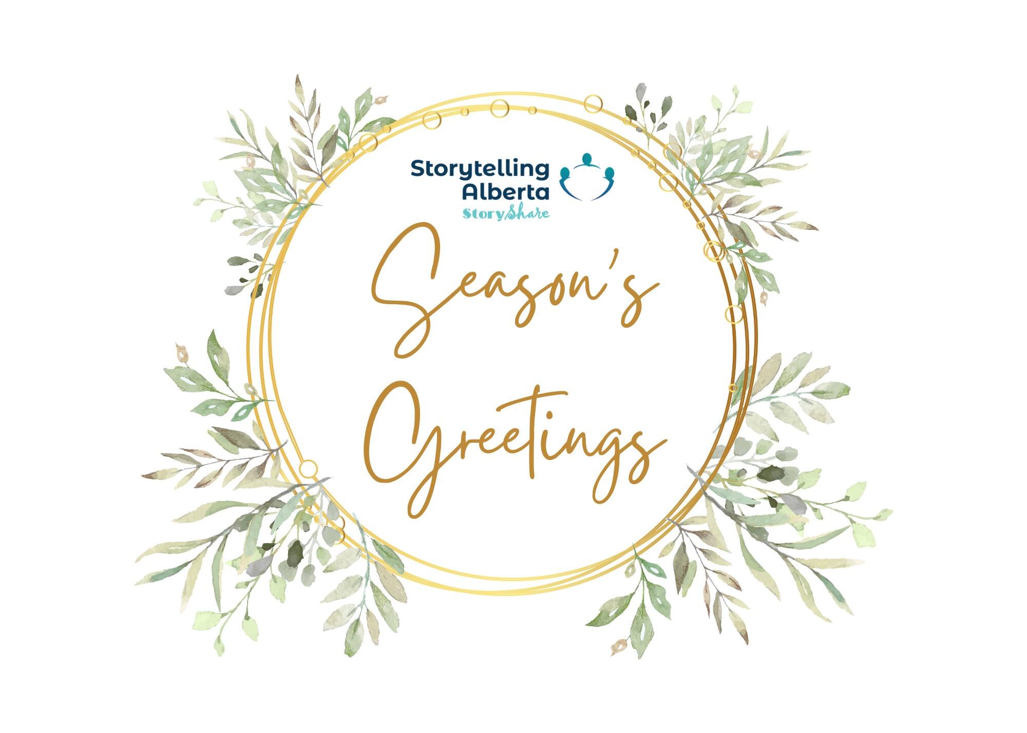 Happy Holidays! We wish everyone a warm and healthy holiday season.  StoryShare Calgary is closed for services. All services will resume January 3rd, 2023.