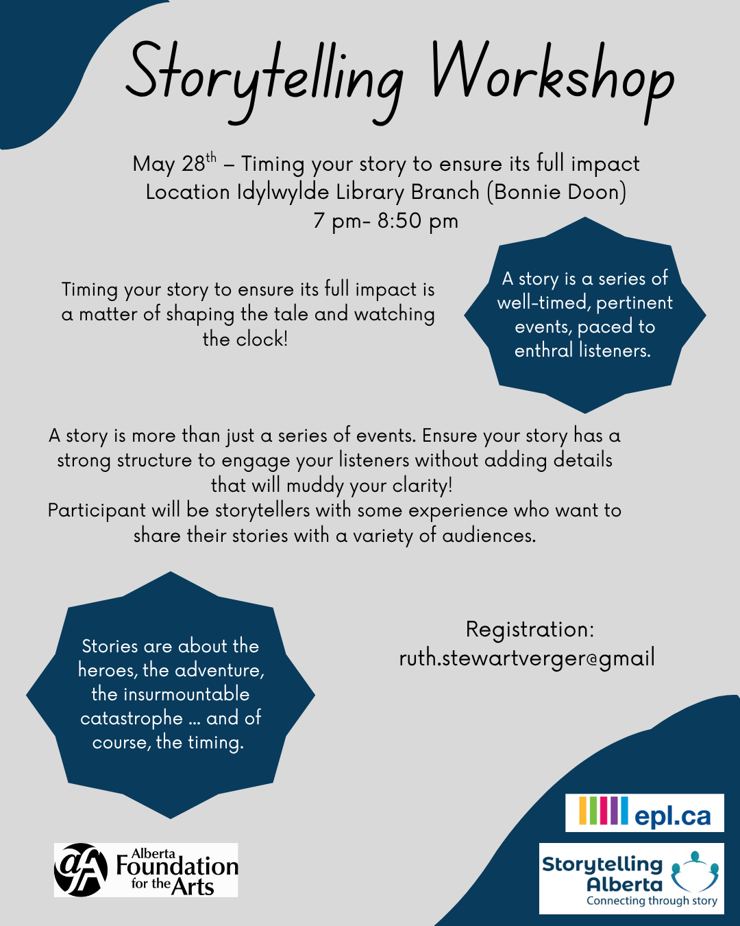 May Storytelling Workshop
