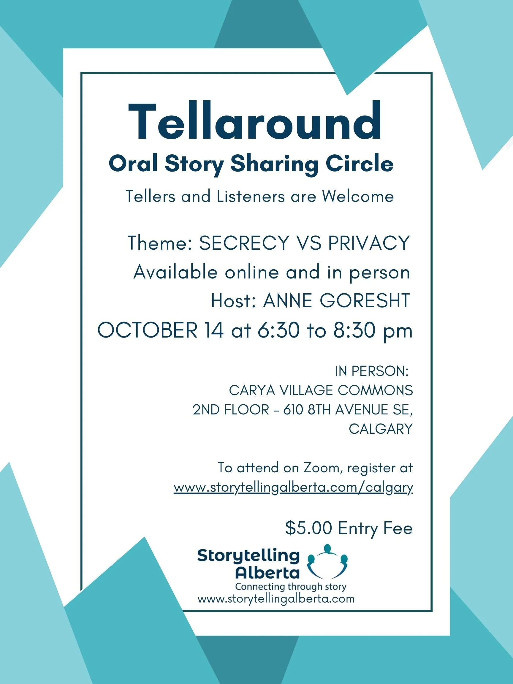 Tellaround: Secrecy vs Privacy