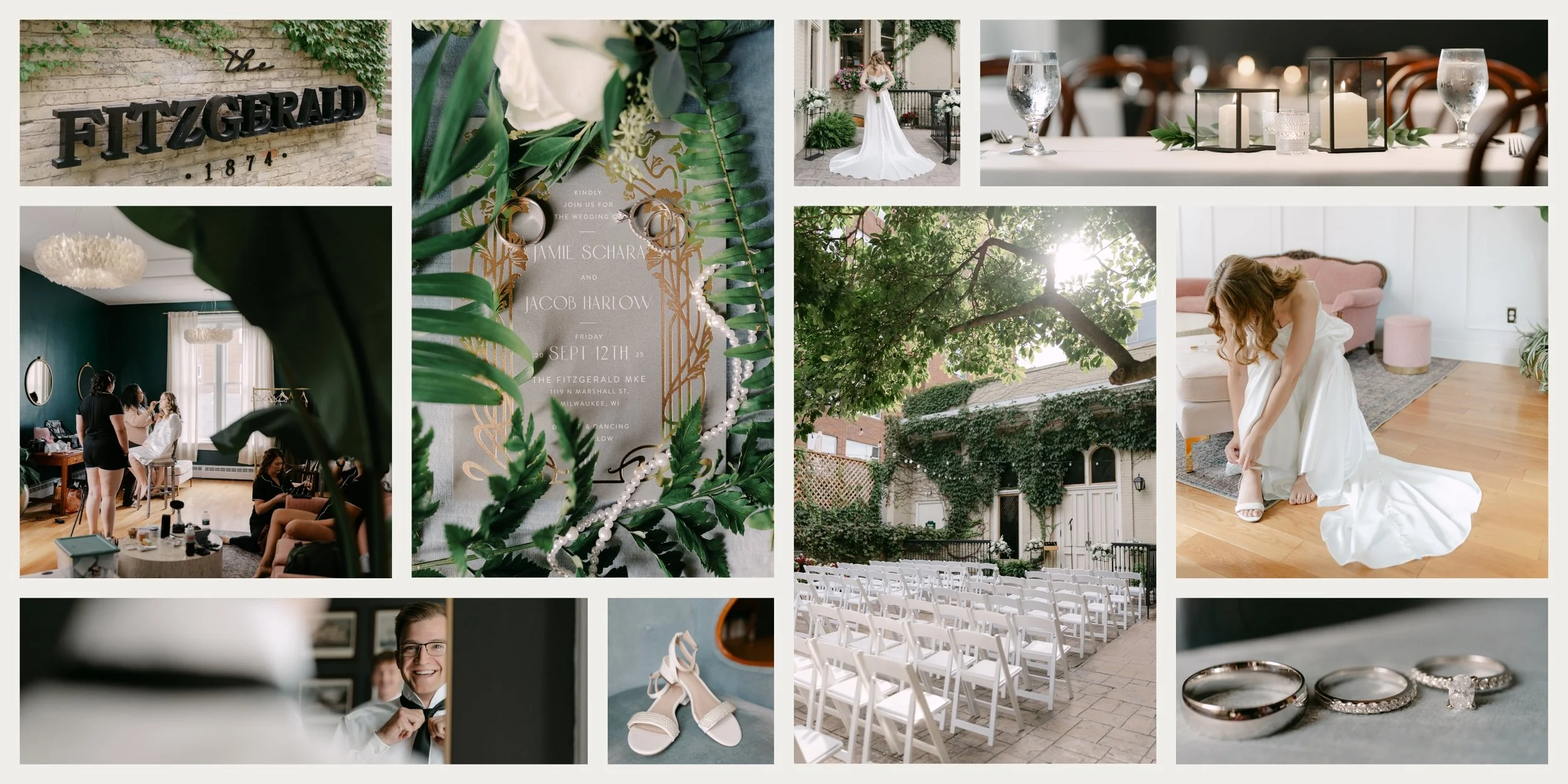 Wedding details at The Fitzgerald Milwaukee