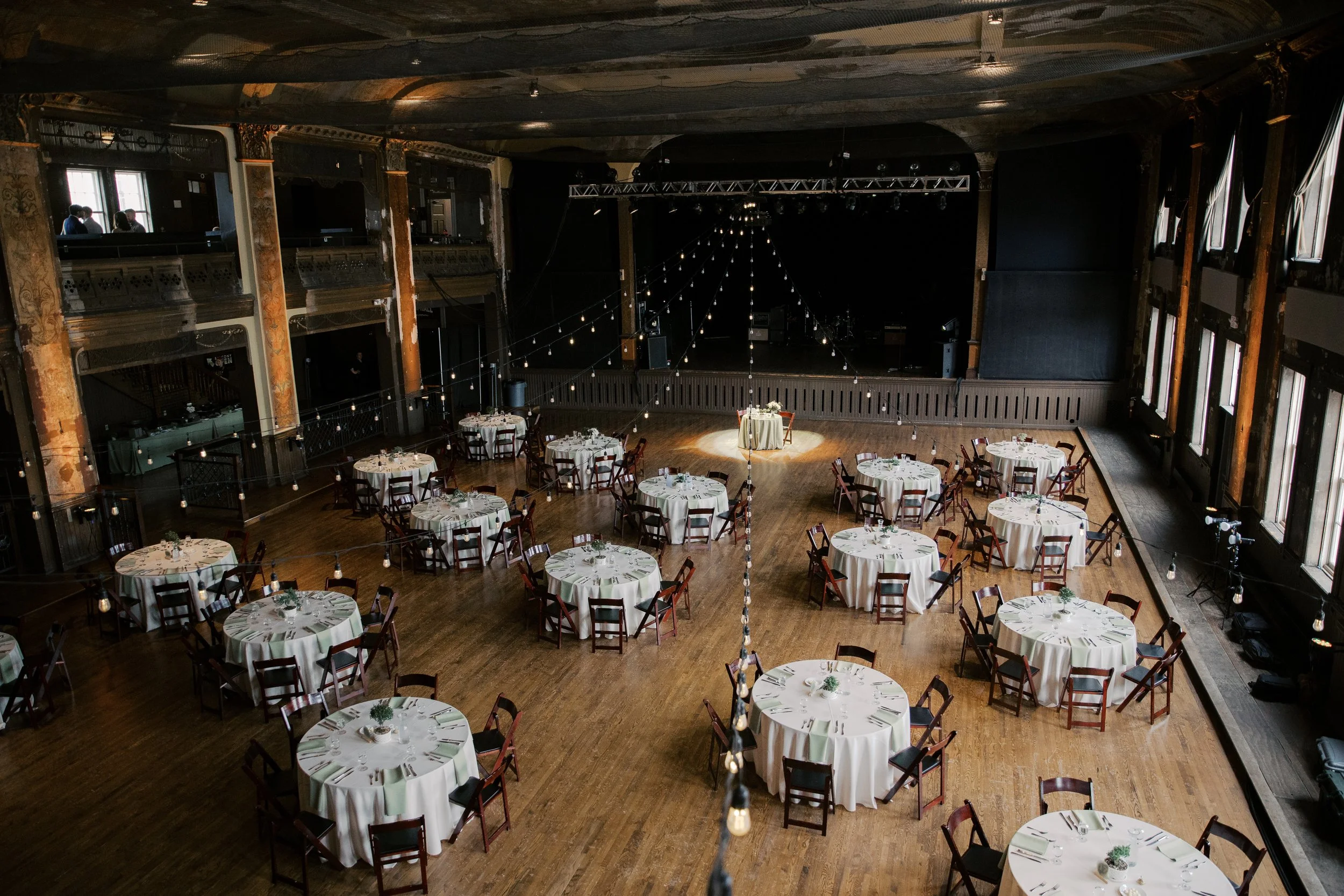 Historic Turner Hall Ballroom wedding reception Milwaukee
