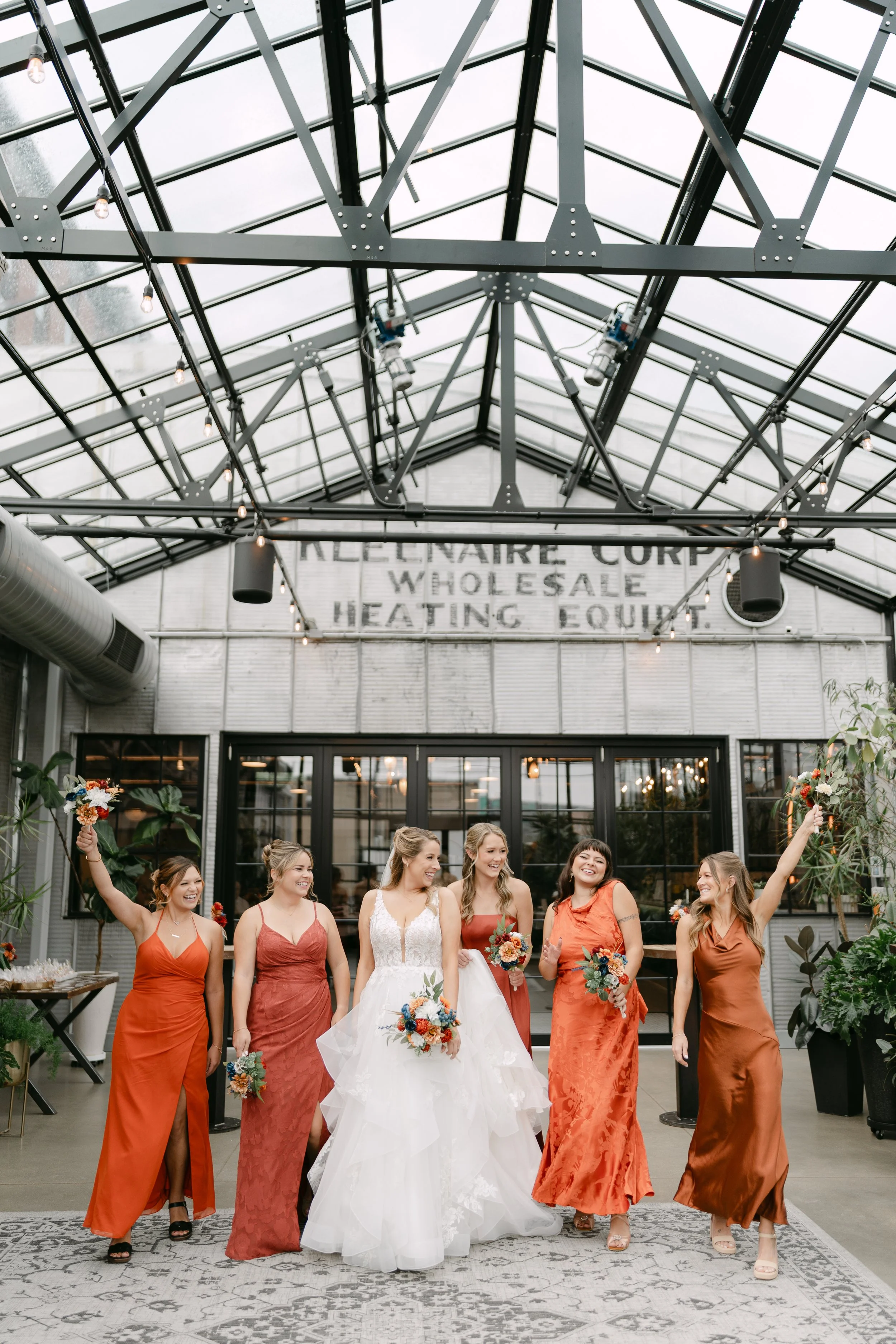 Natural light inside The Tinsmith Madison wedding venue