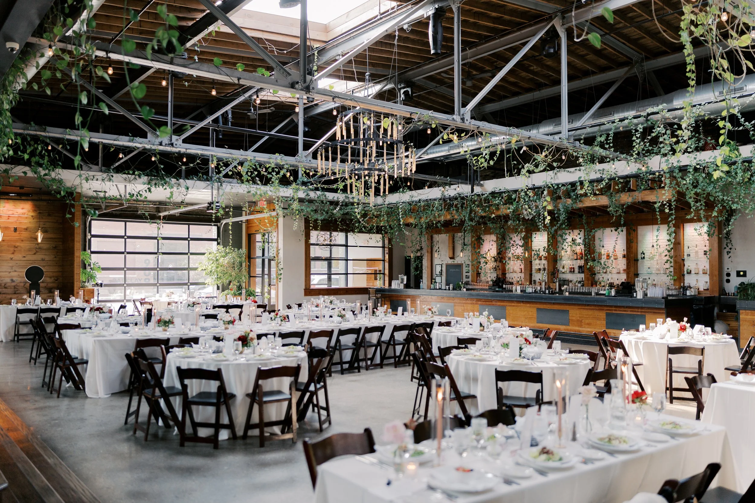 Wedding reception space at The Ivy House Milwaukee