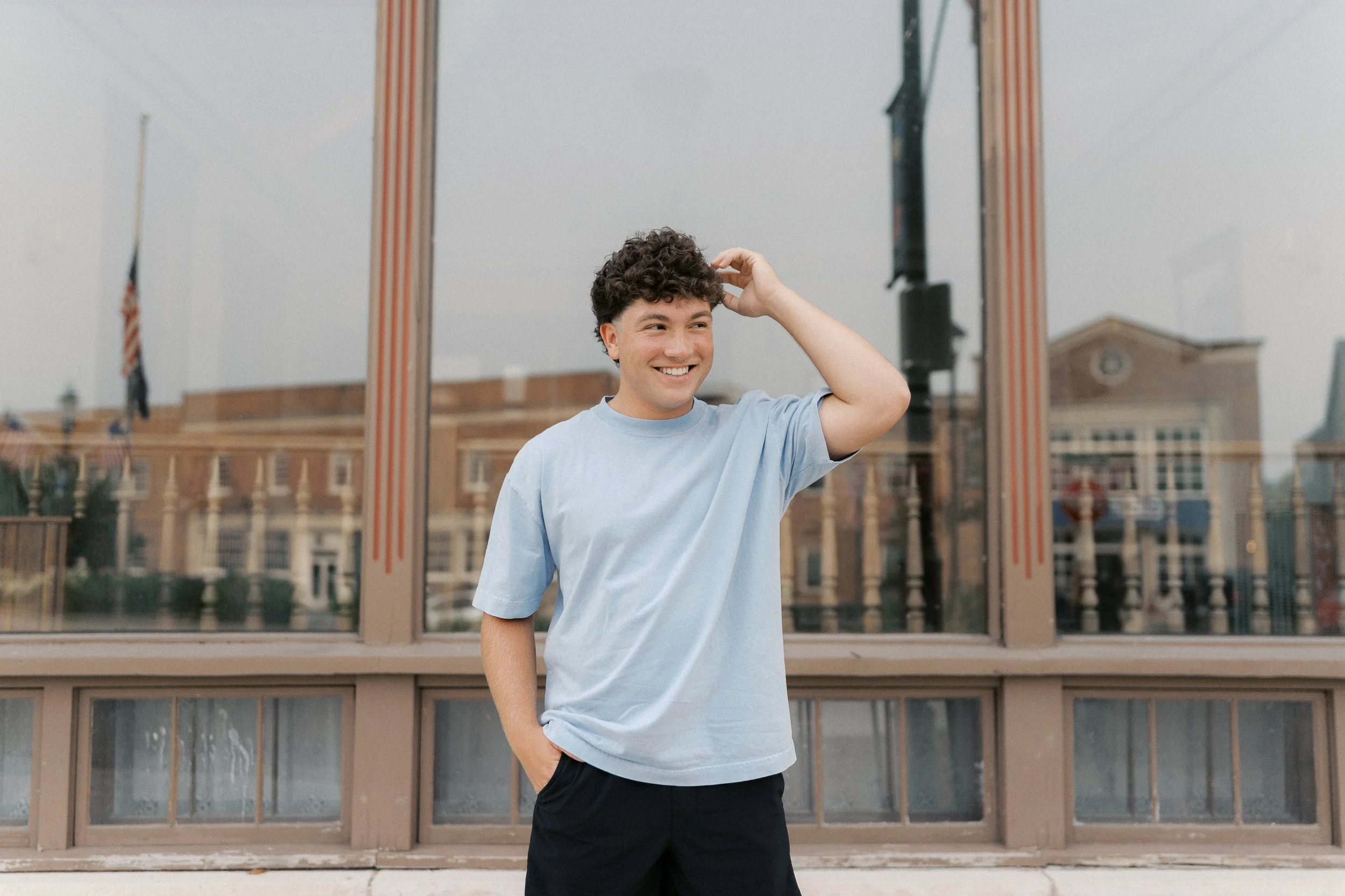High school senior boy portrait Milwaukee