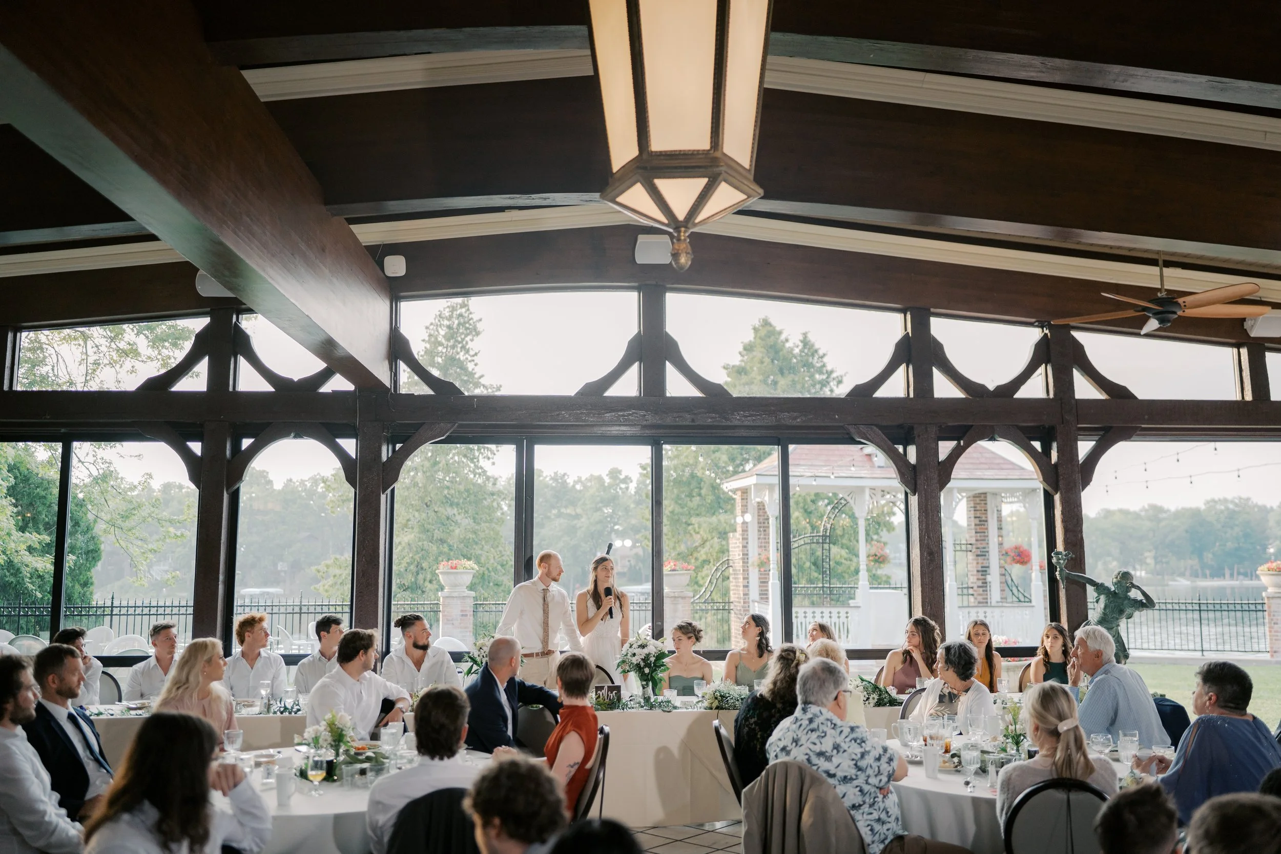 Lakeside wedding at Golden Mast Inn near Milwaukee