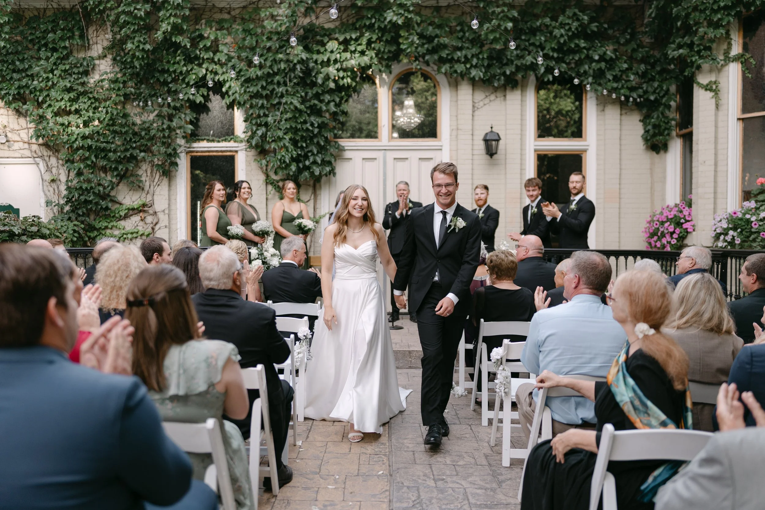 Wedding ceremony at The Fitzgerald Milwaukee