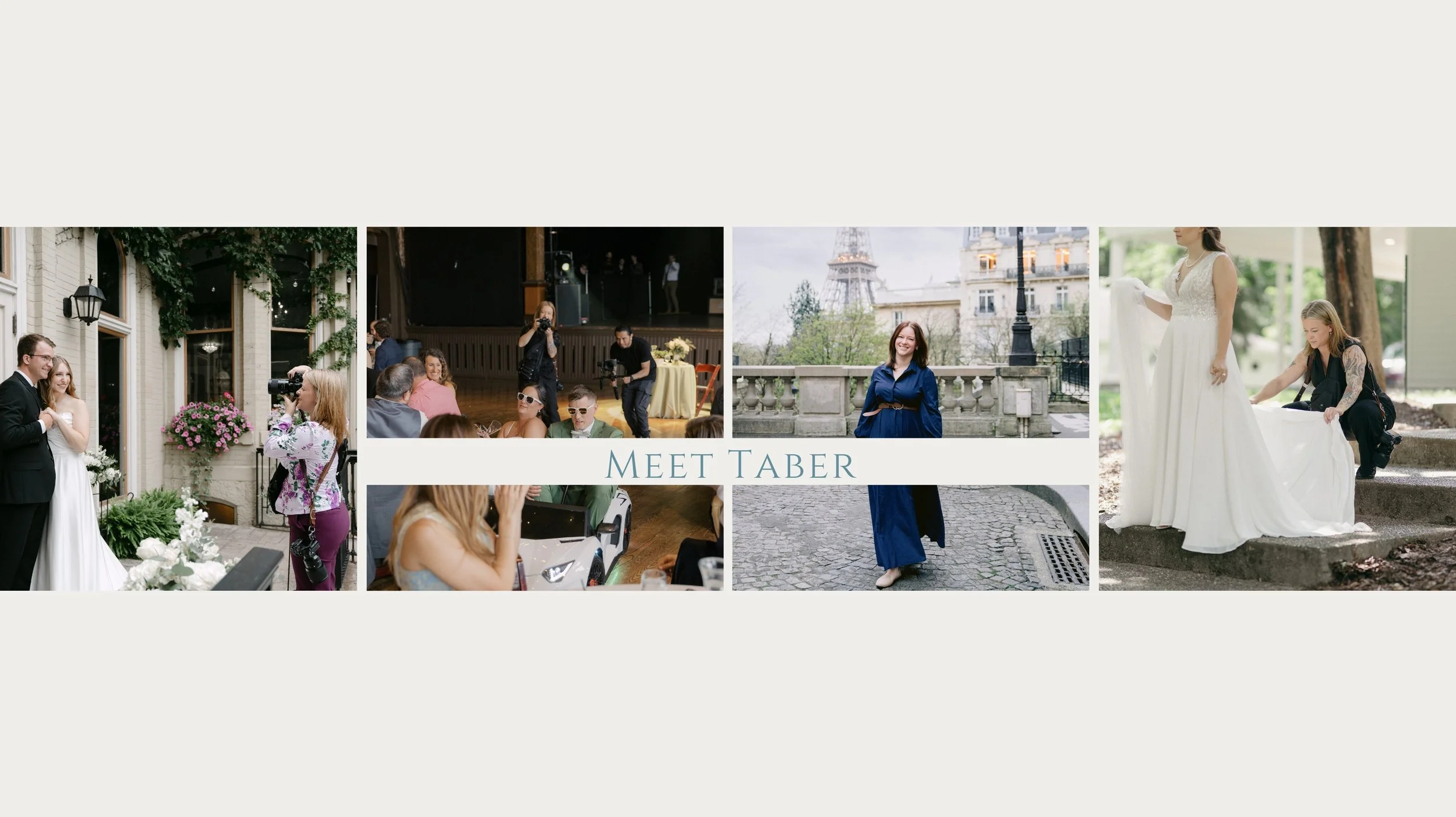 Portraits and candids of award winning Milwaukee area photographer Taber Lacie.