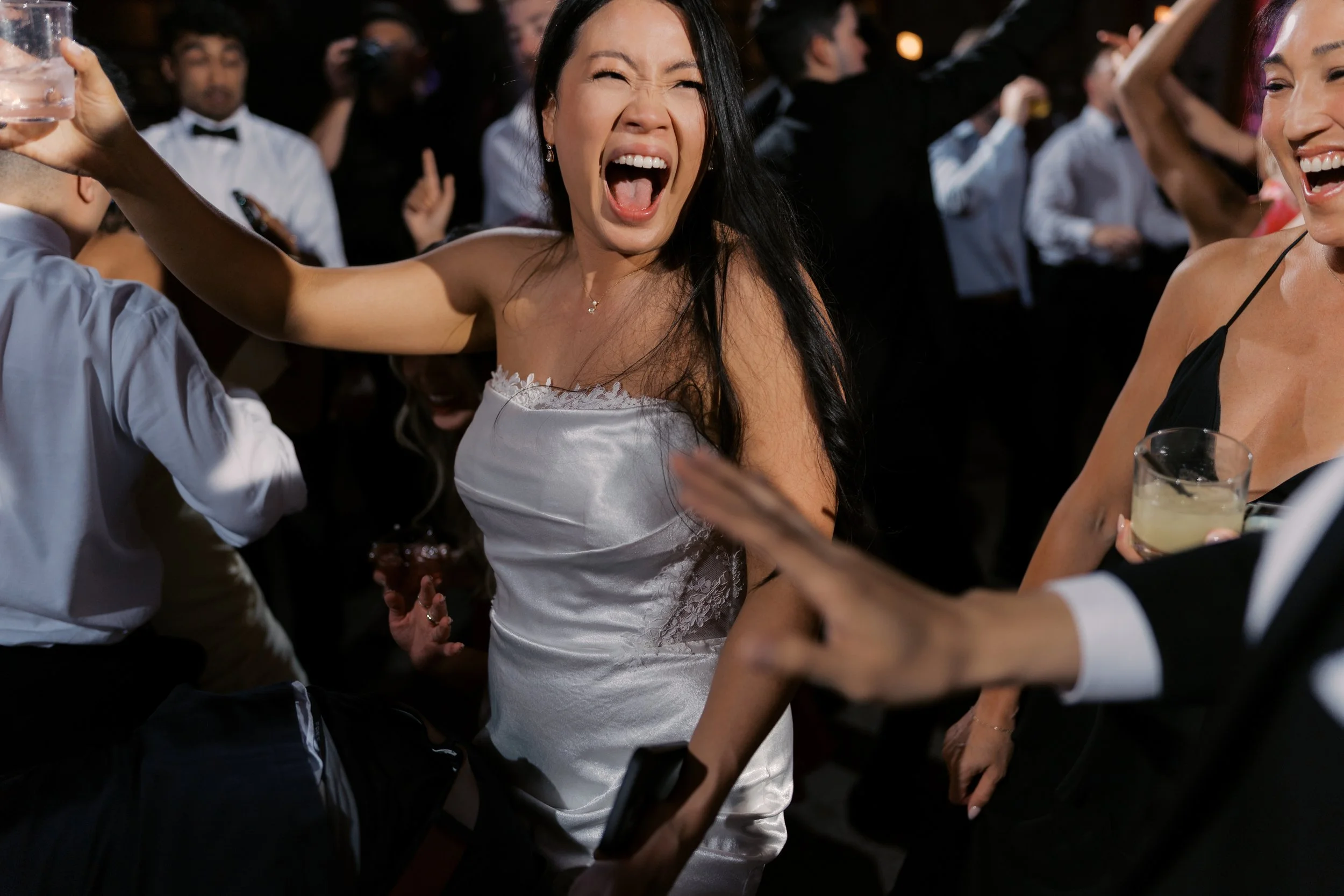 Wedding reception dance floor moments at the Ivy House in Milwaukee.