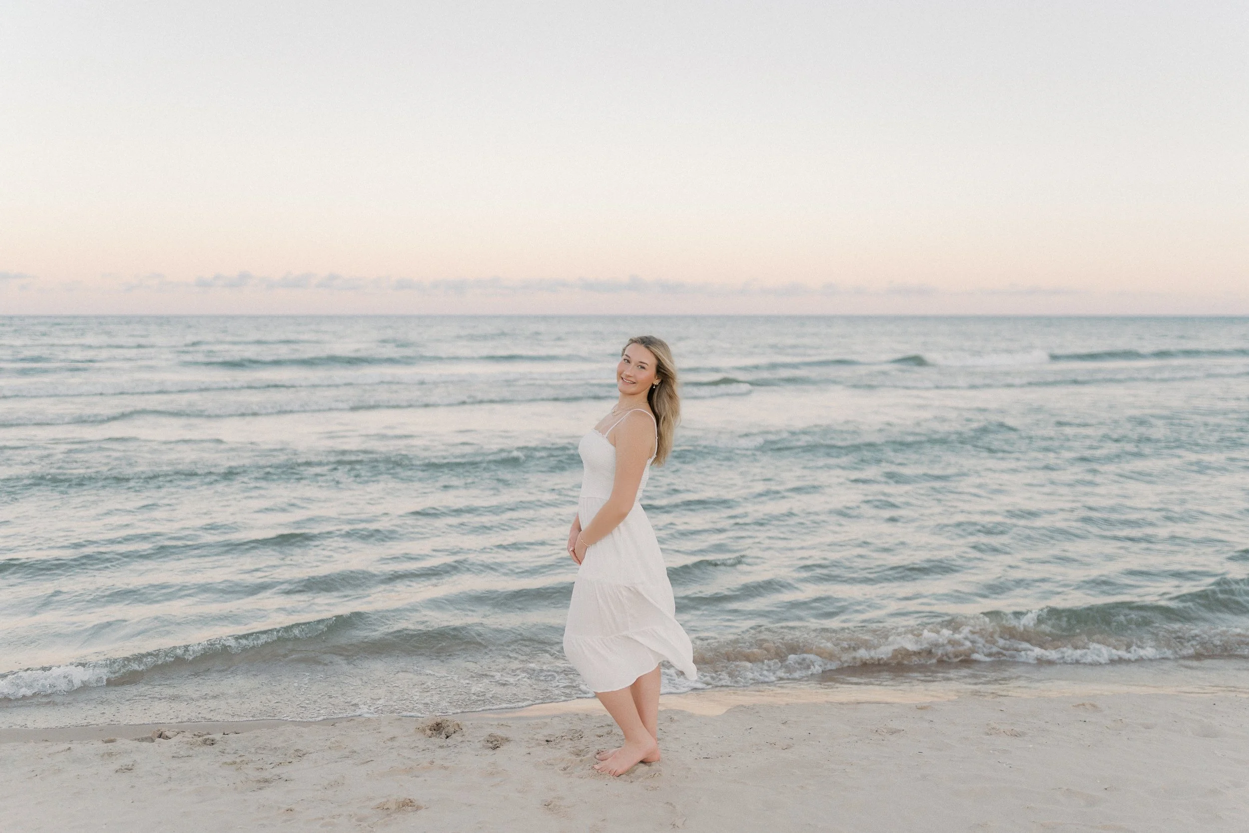 Summer senior photos near West Bend captured by senior photographer