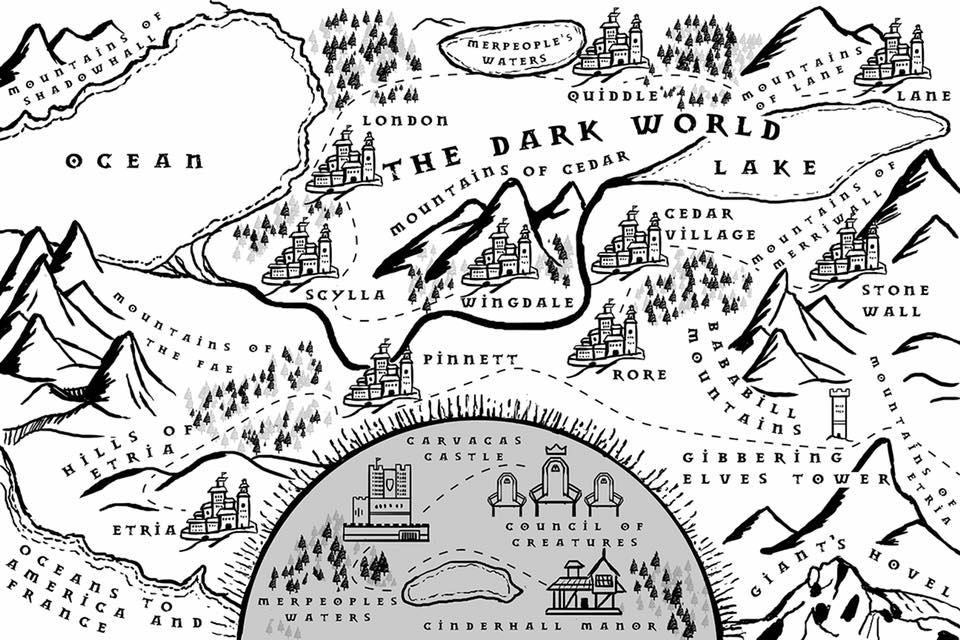 The Dark World Map