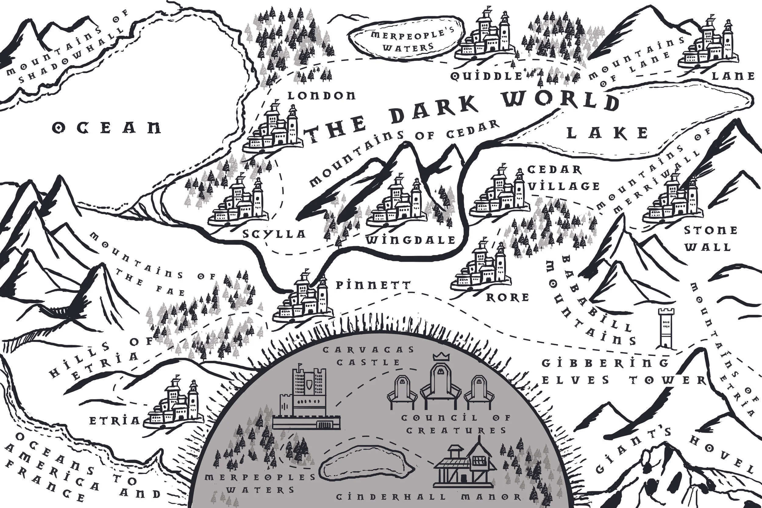 the dark world series map