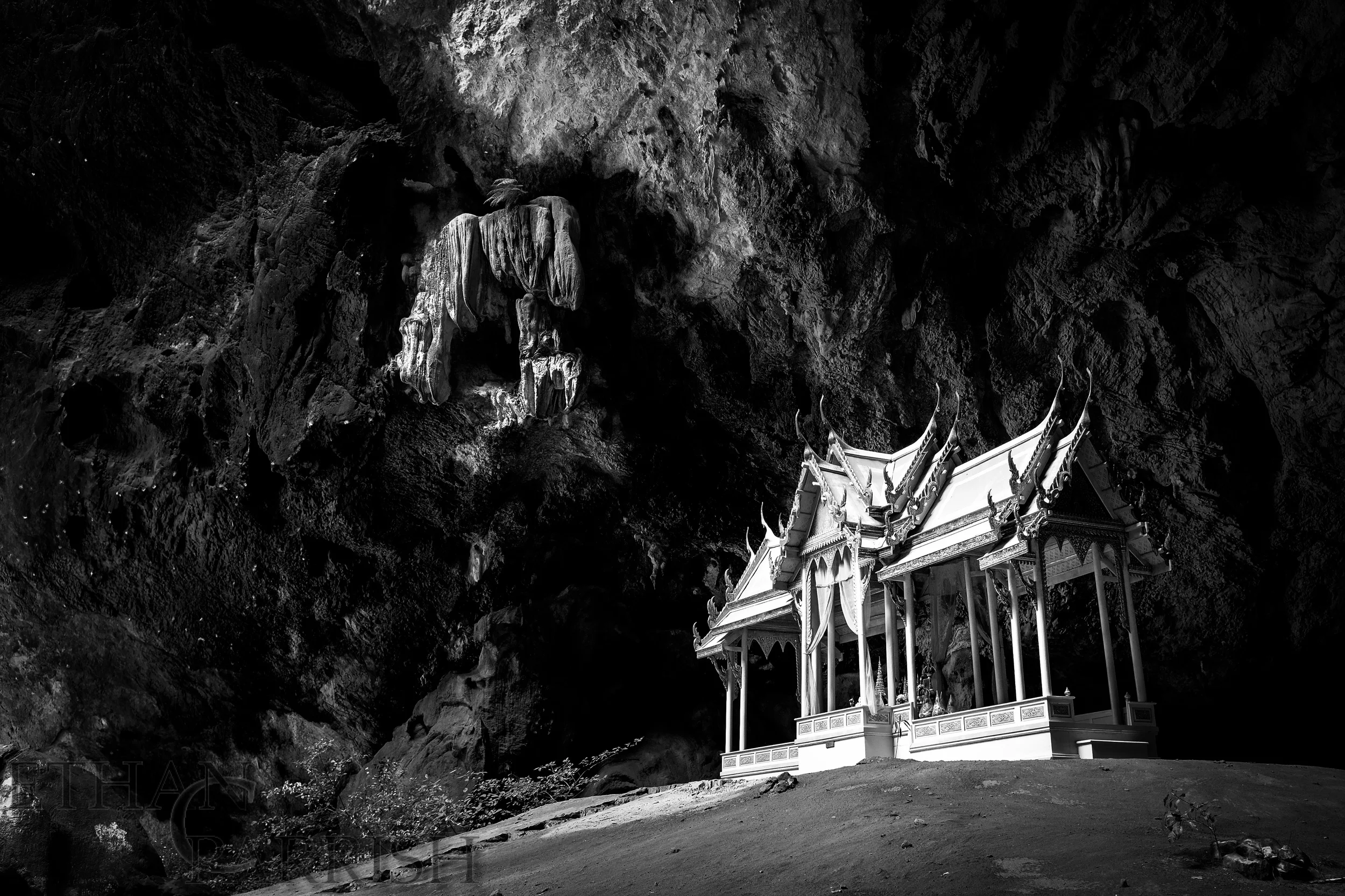 Temple in Phraya Nakhon Cave in Khao Sam Roi Yot National Park, Thailand