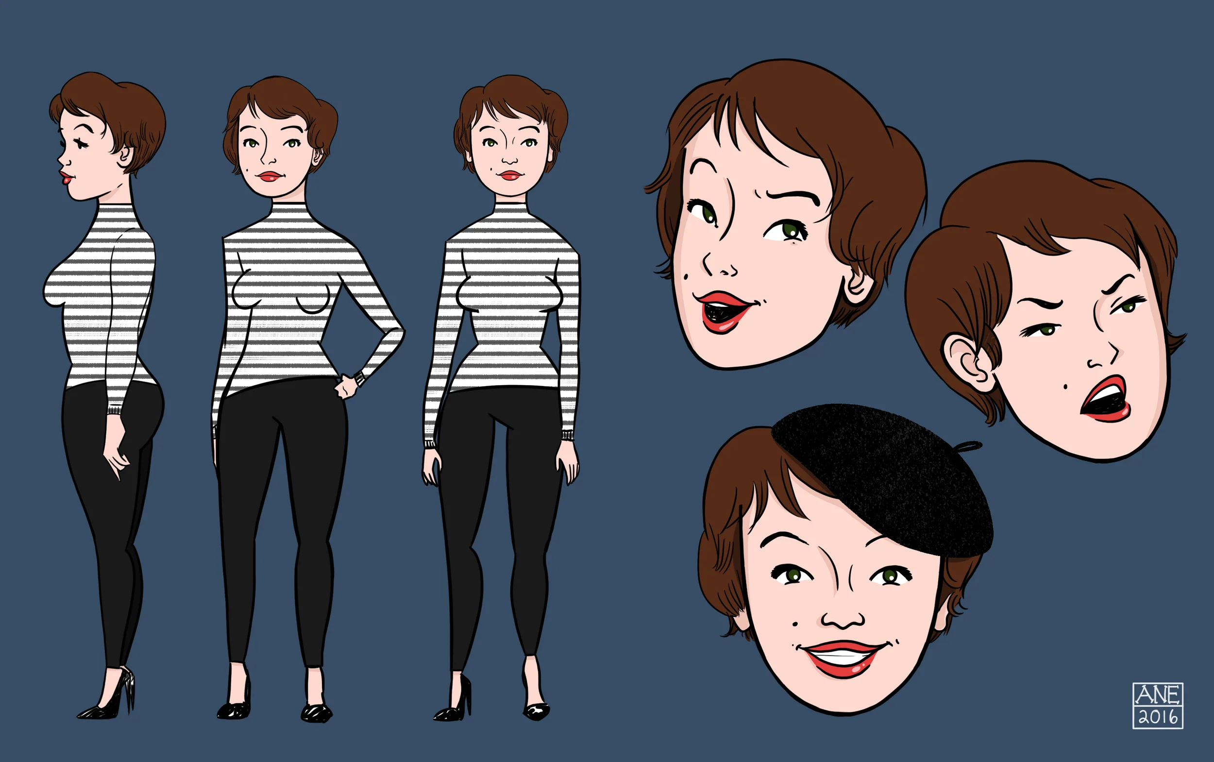Character Design+Locations — Nethery Engblom